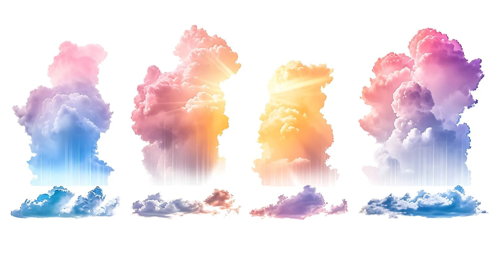 Vibrant Sunset Rays Illuminate Diverse Colors — free download from Dotvec