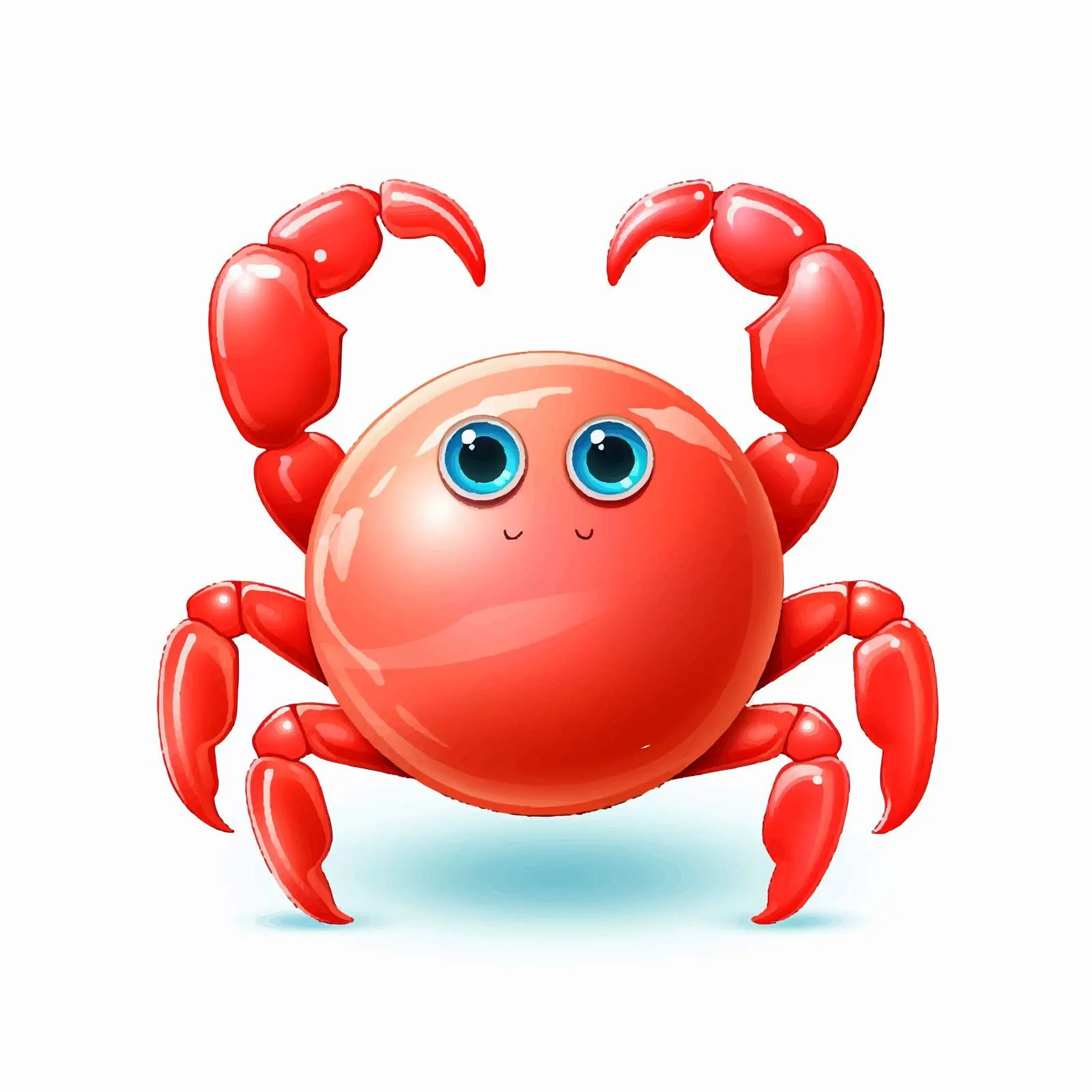 Funny Crab Animal-Shaped Balloon Toy — free download from Dotvec