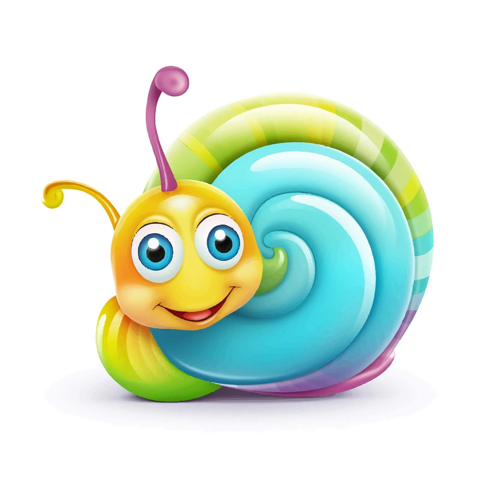 Funny Snail Shaped Balloon Toy Vector — free download from Dotvec
