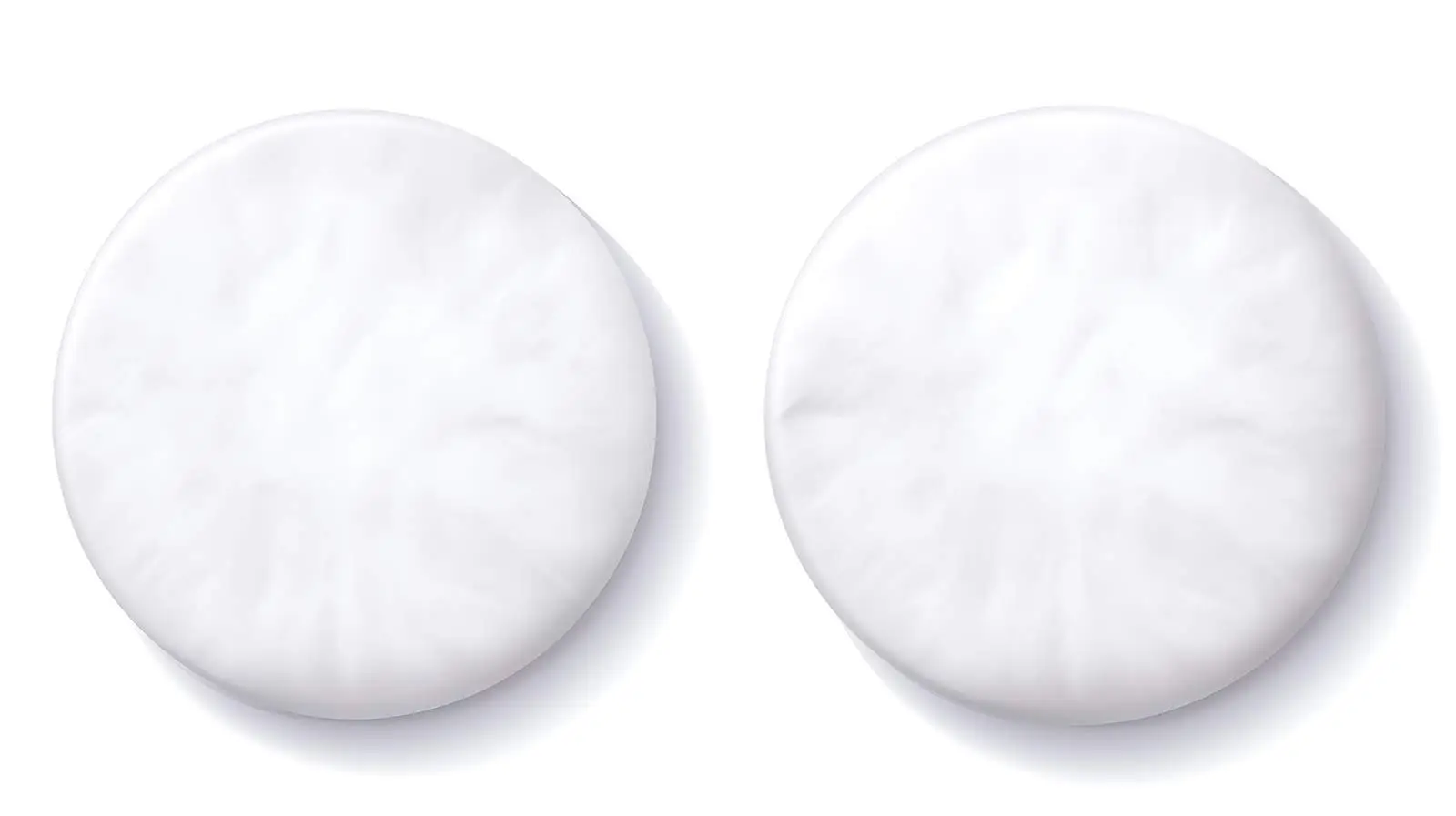Realistic Cotton Pads with Absorbed Texture — free download from Dotvec