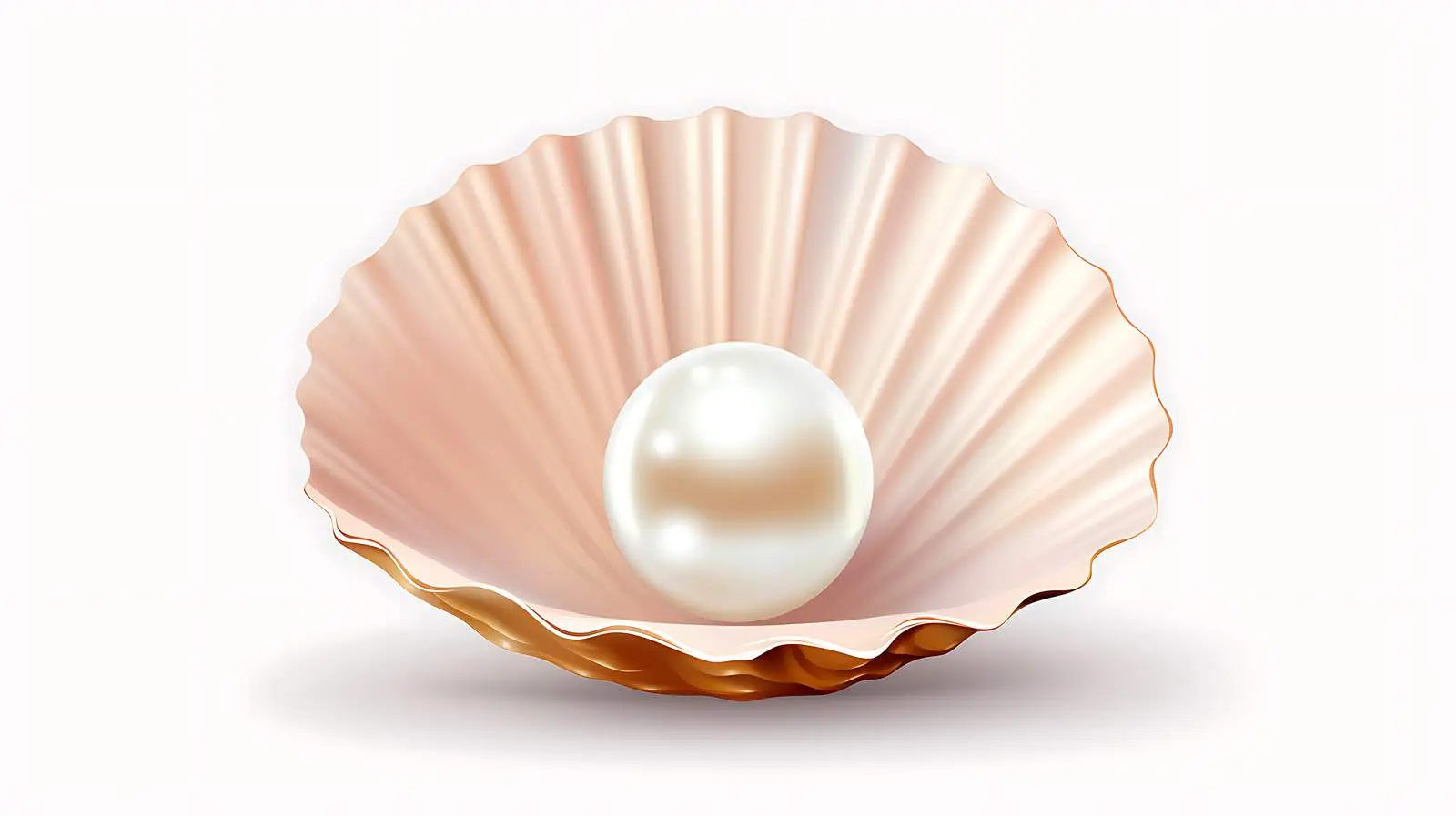 Realistic Pearl Shell Closeup — free download from Dotvec