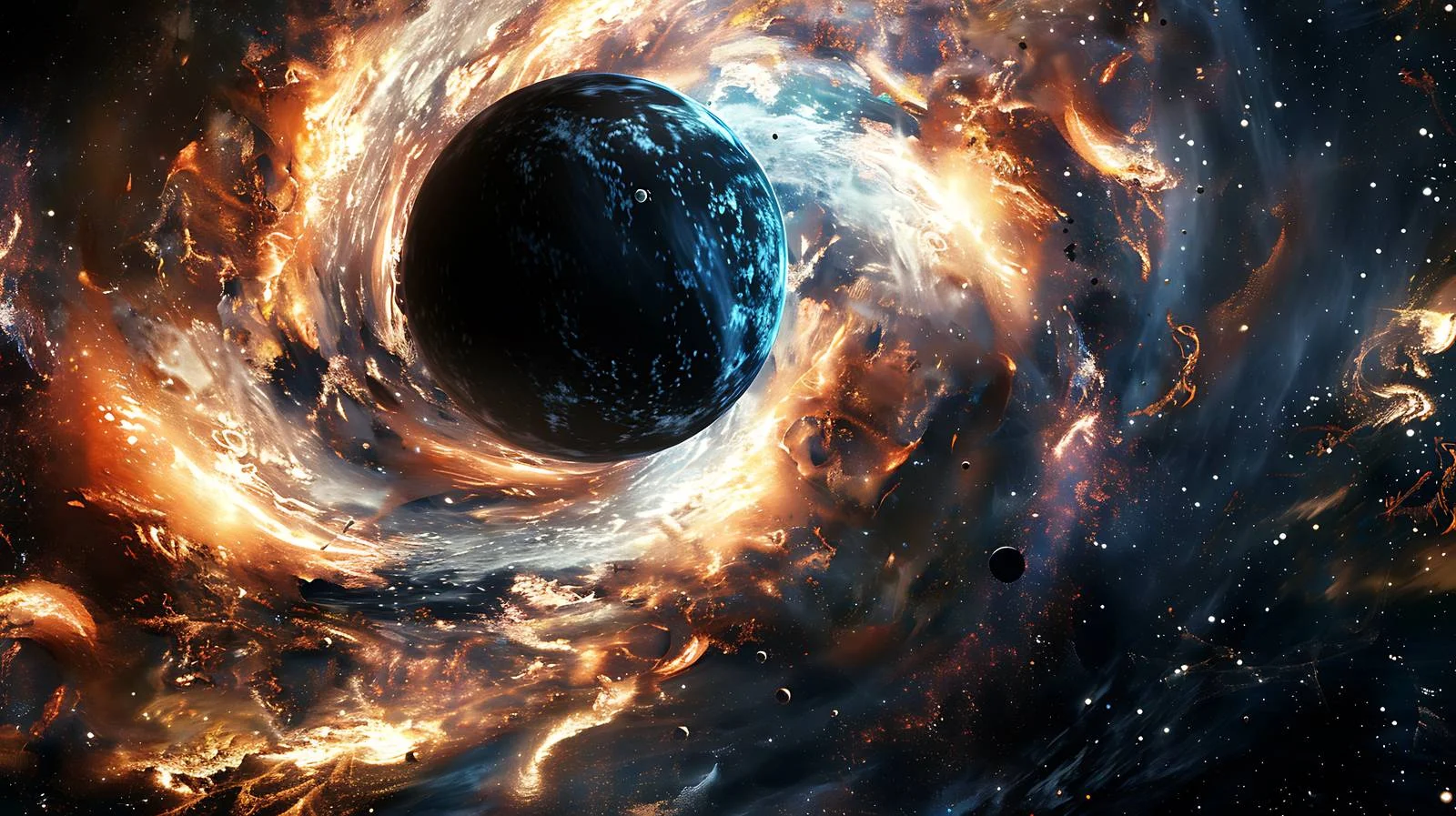 Sci-fi Art featuring Massive Black Hole — free download from Dotvec