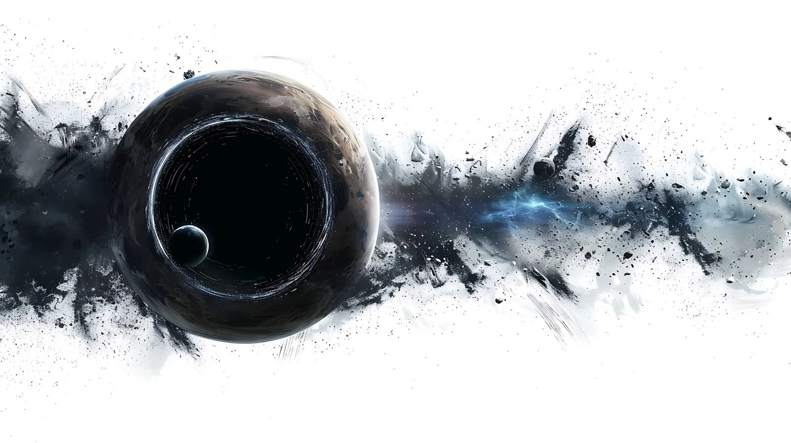 Black Hole in Sci-Fi Art — free download from Dotvec