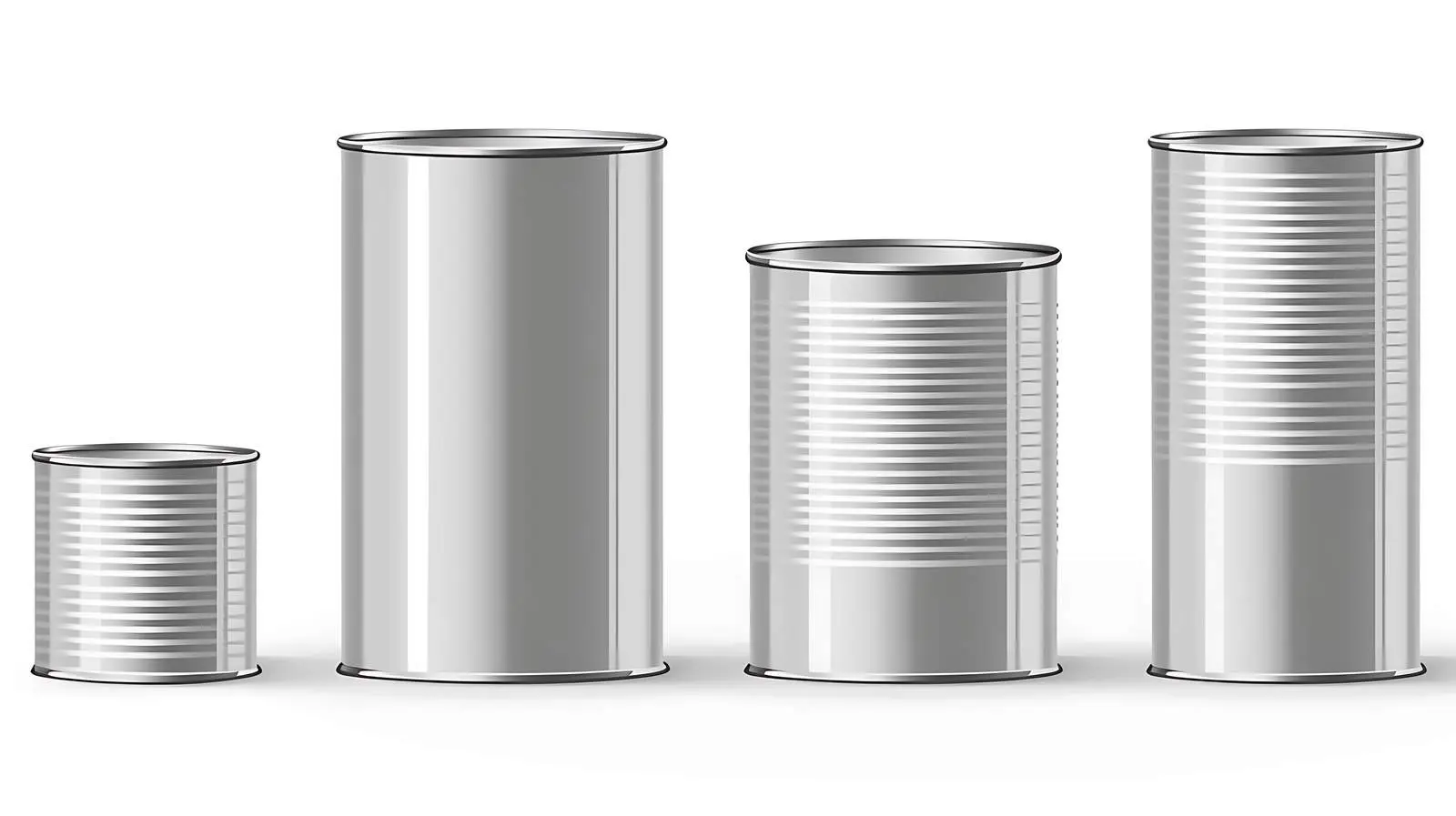 Realistic Tin Cans Mockup — free download from Dotvec