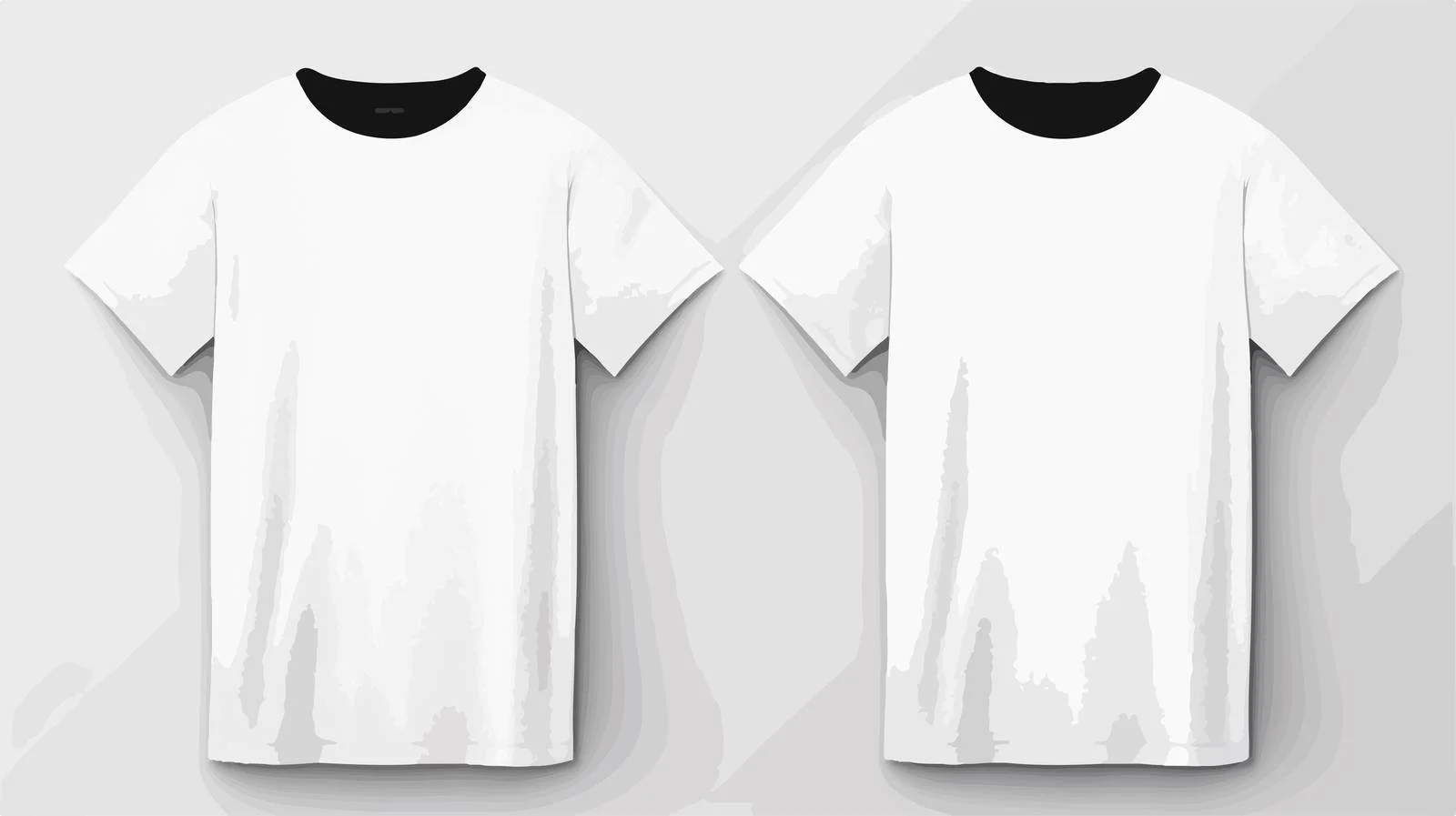 Classic Monochrome Unisex T-Shirt Apparel — free download from Dotvec