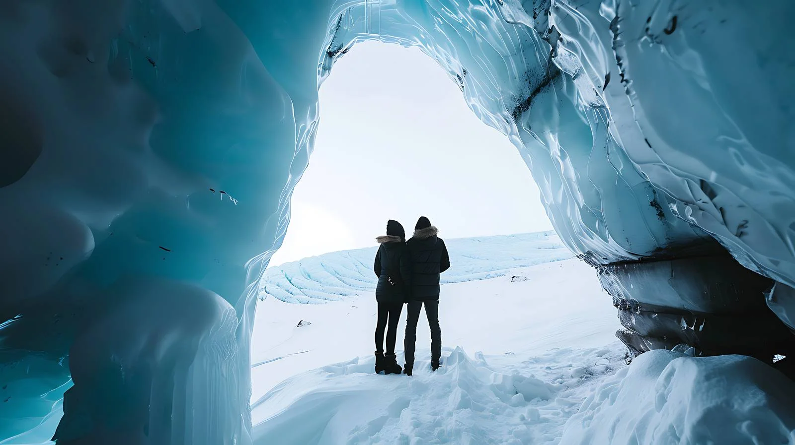 Exploring Ice Cave in Luxury Experience – free discovering image from Dotvec
