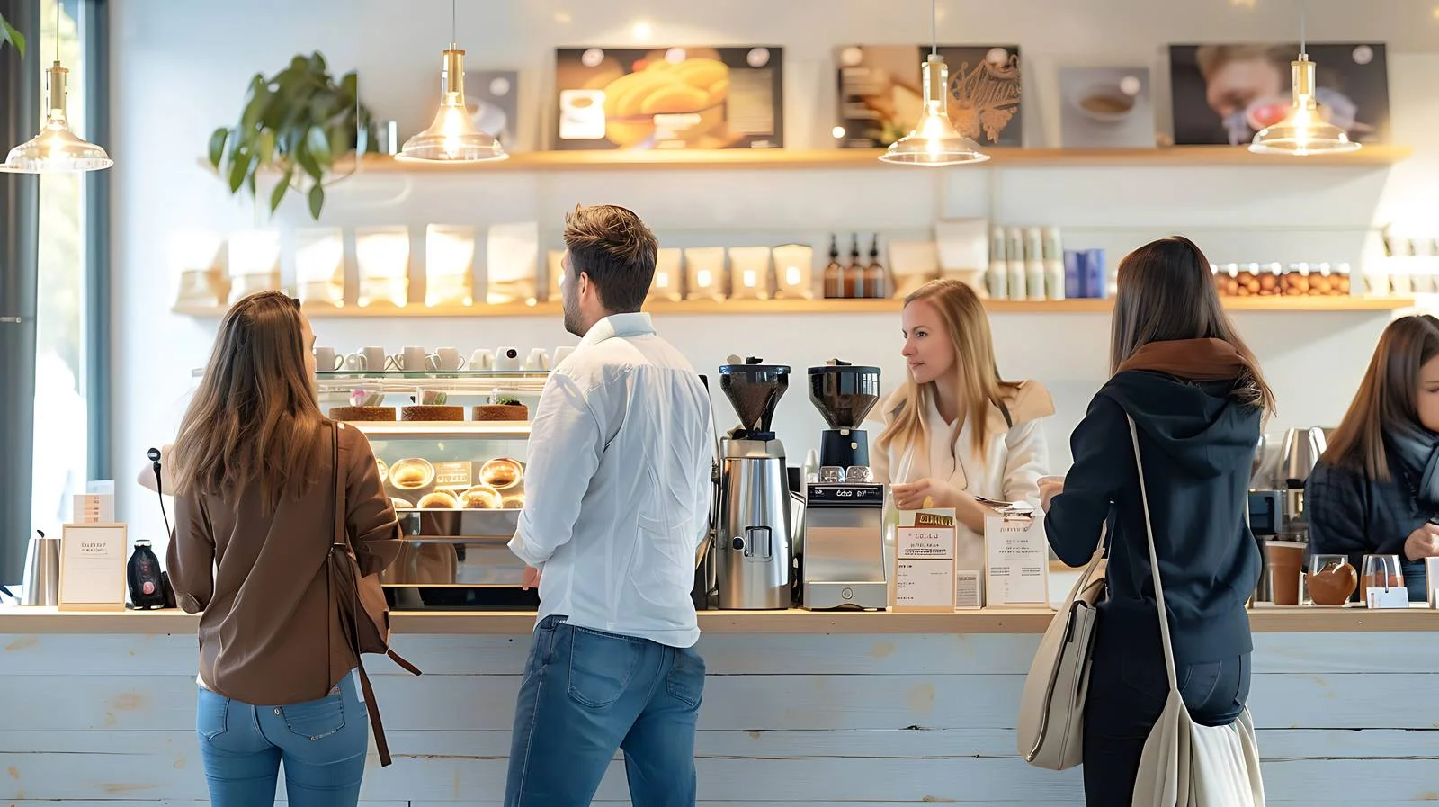 Interaction at Service Counter with Customers — free download from Dotvec