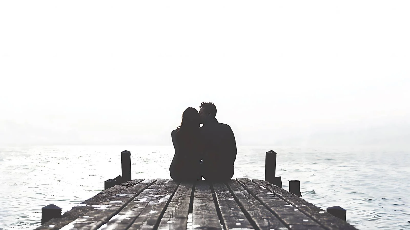Serene Couple on Pier — free download from Dotvec