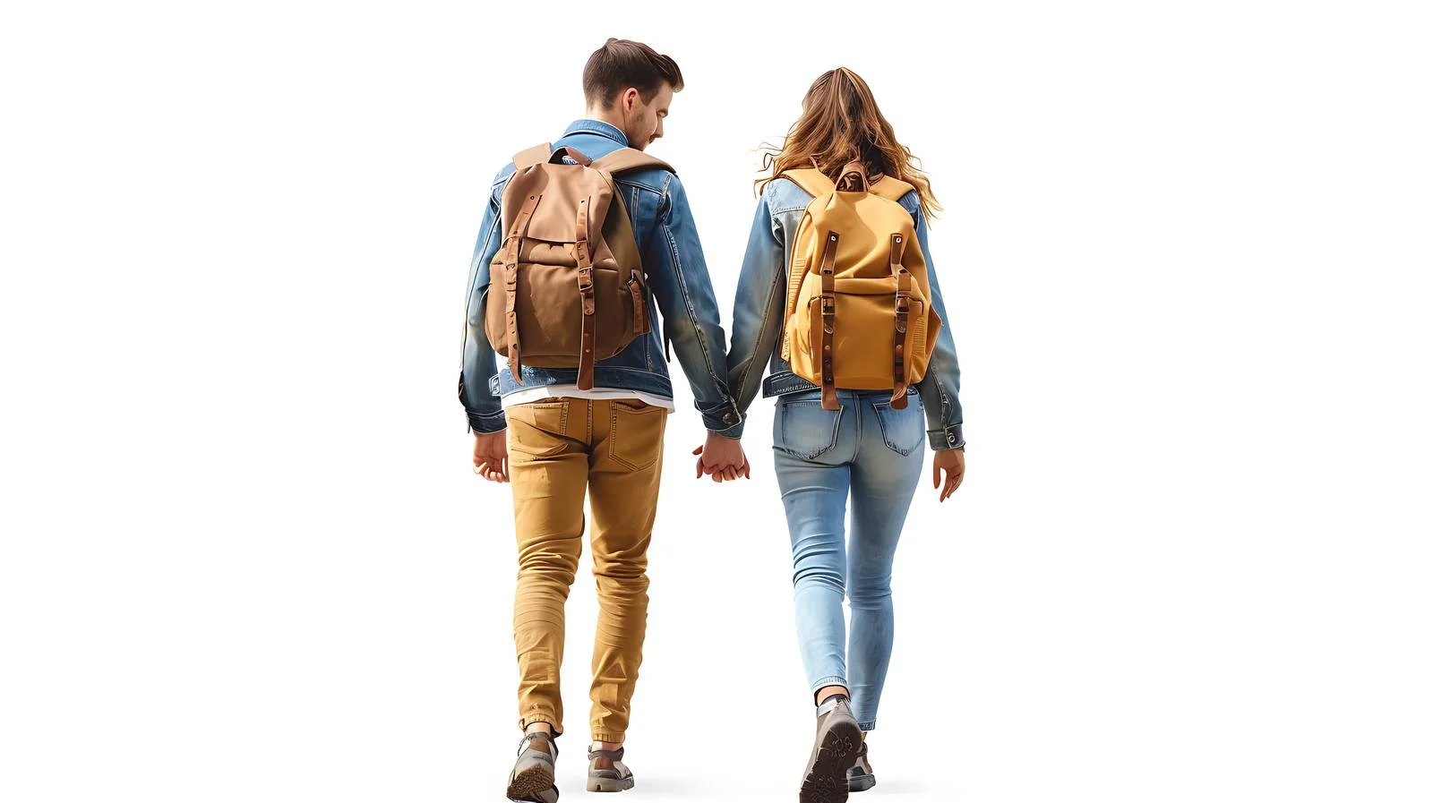 Outdoor Adventure Couple Backpacking Together — free download from Dotvec