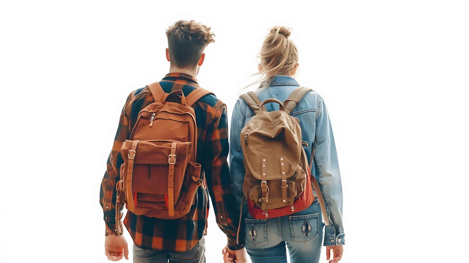 Adventure Couple Backpacking Together — free download from Dotvec