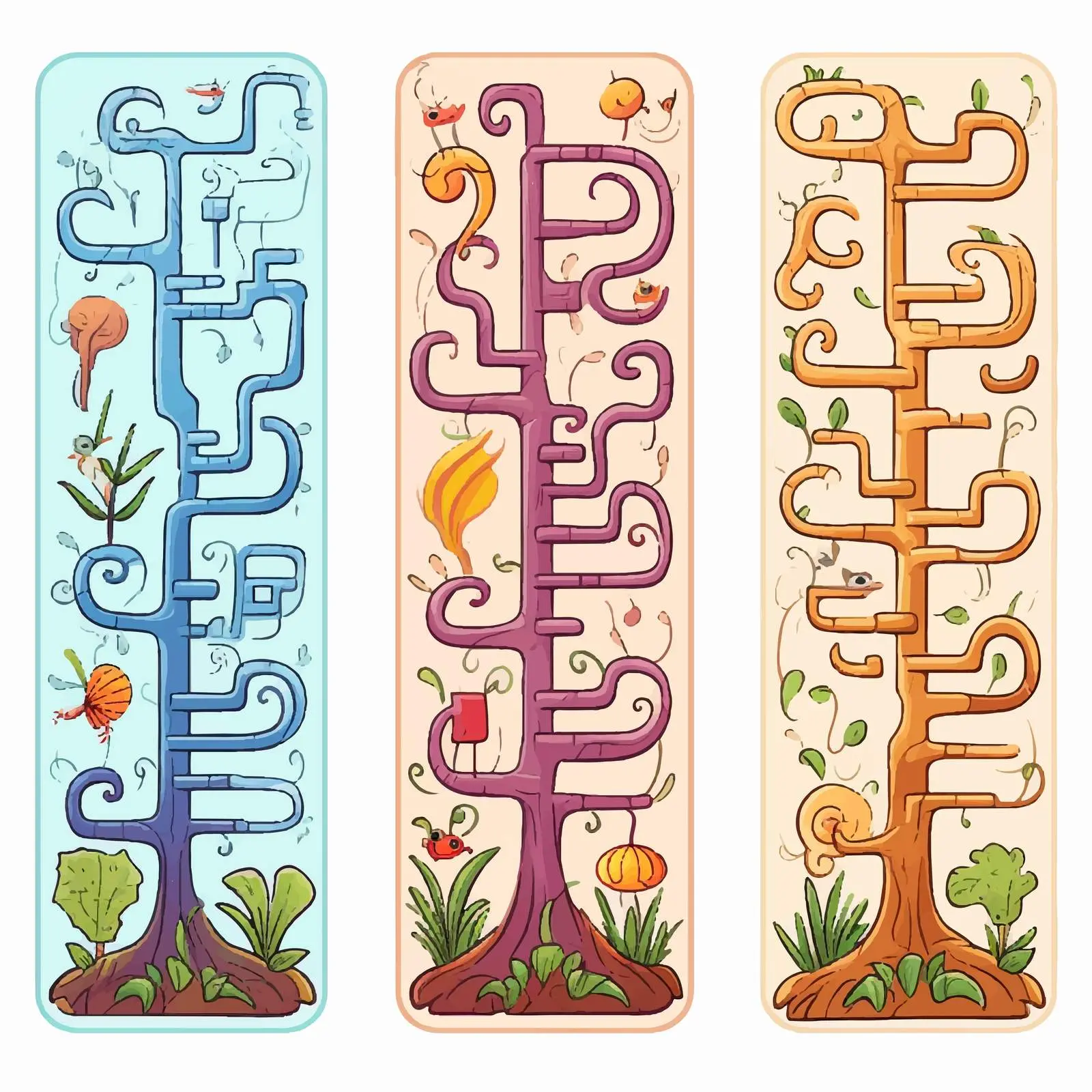 Kids' Rectangle Maze Game with Three Entrances – free course image from Dotvec