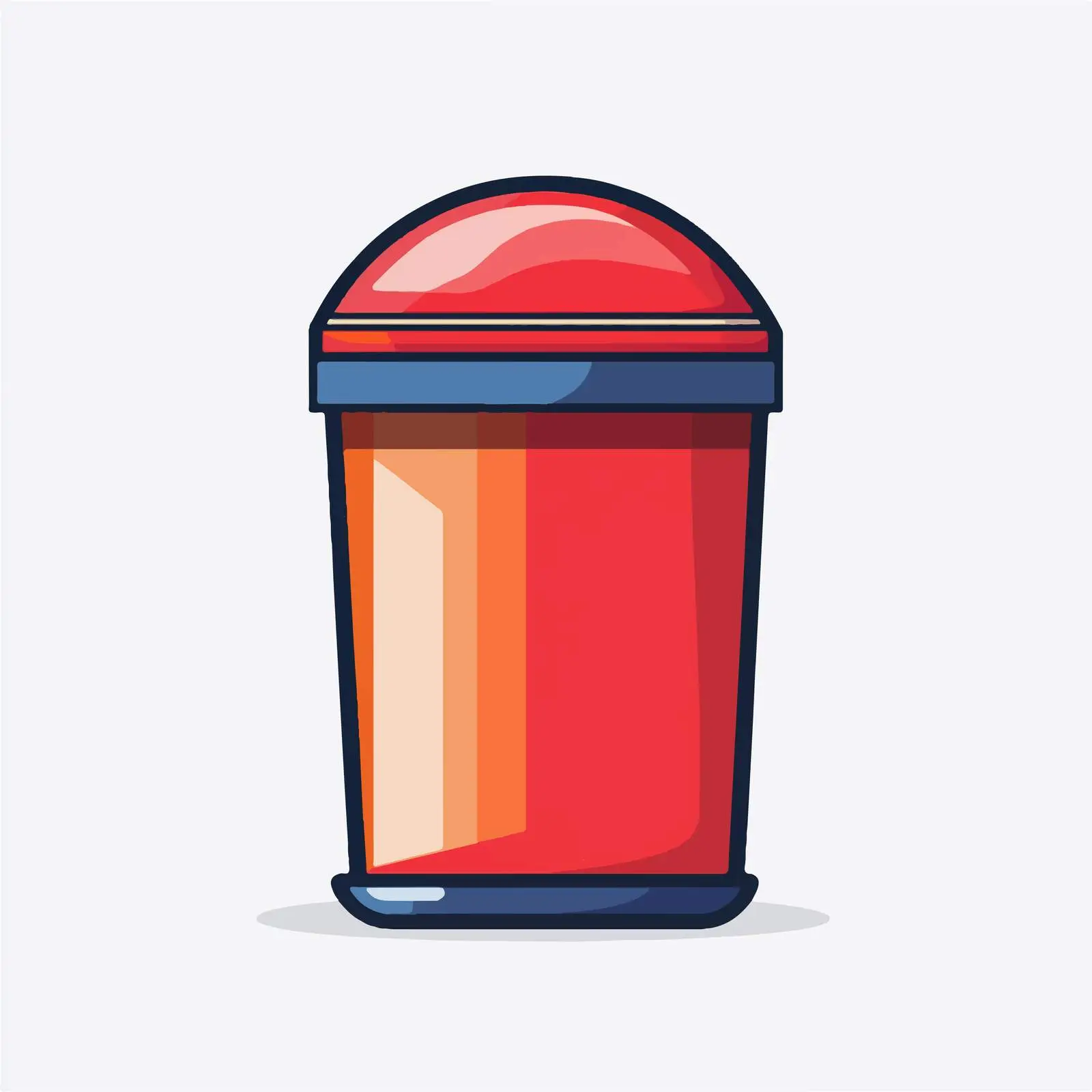 Isolated Recycle Bin Vector on White Background — free download from Dotvec