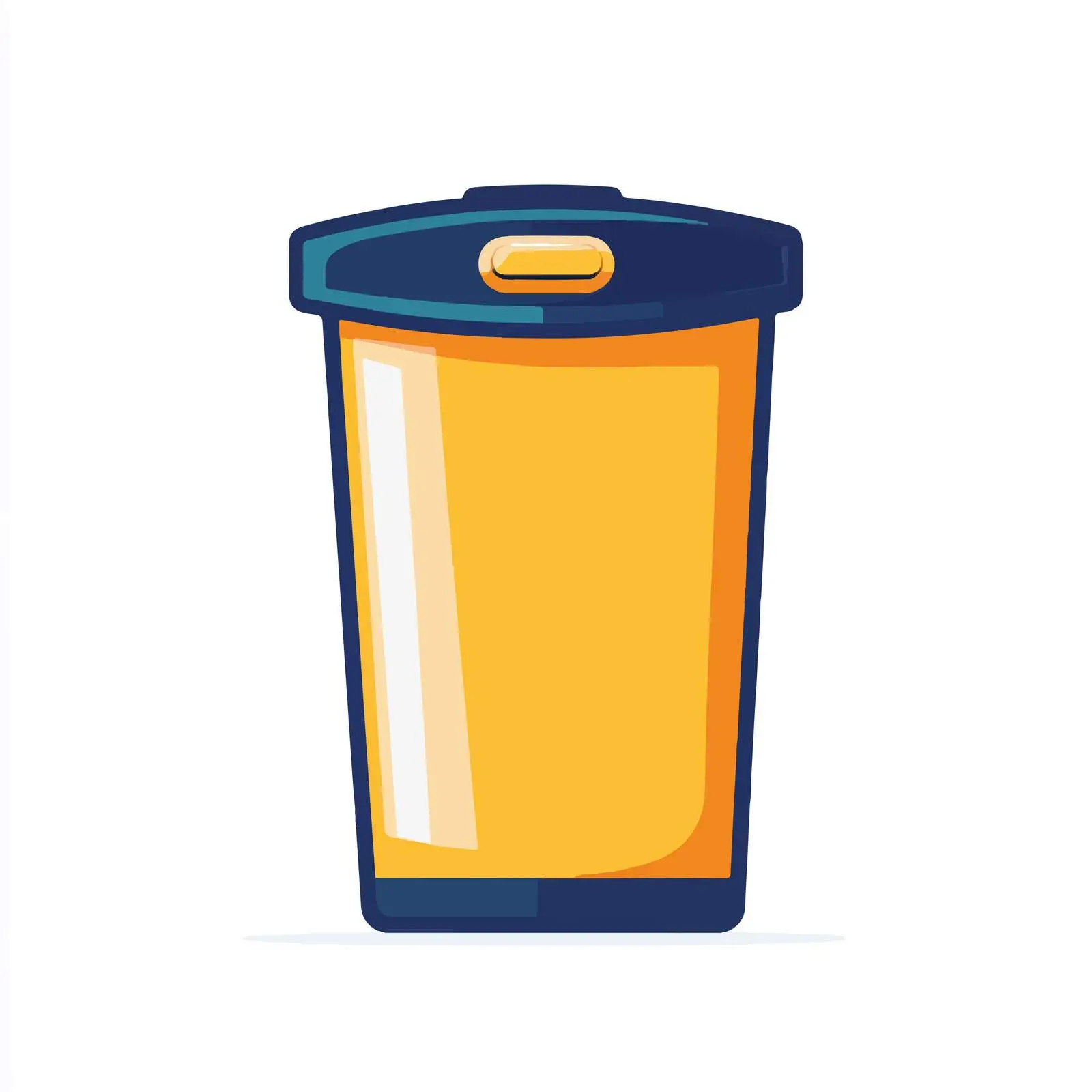 Isolated Vector Recycle Bin Illustration on White Background — free download from Dotvec
