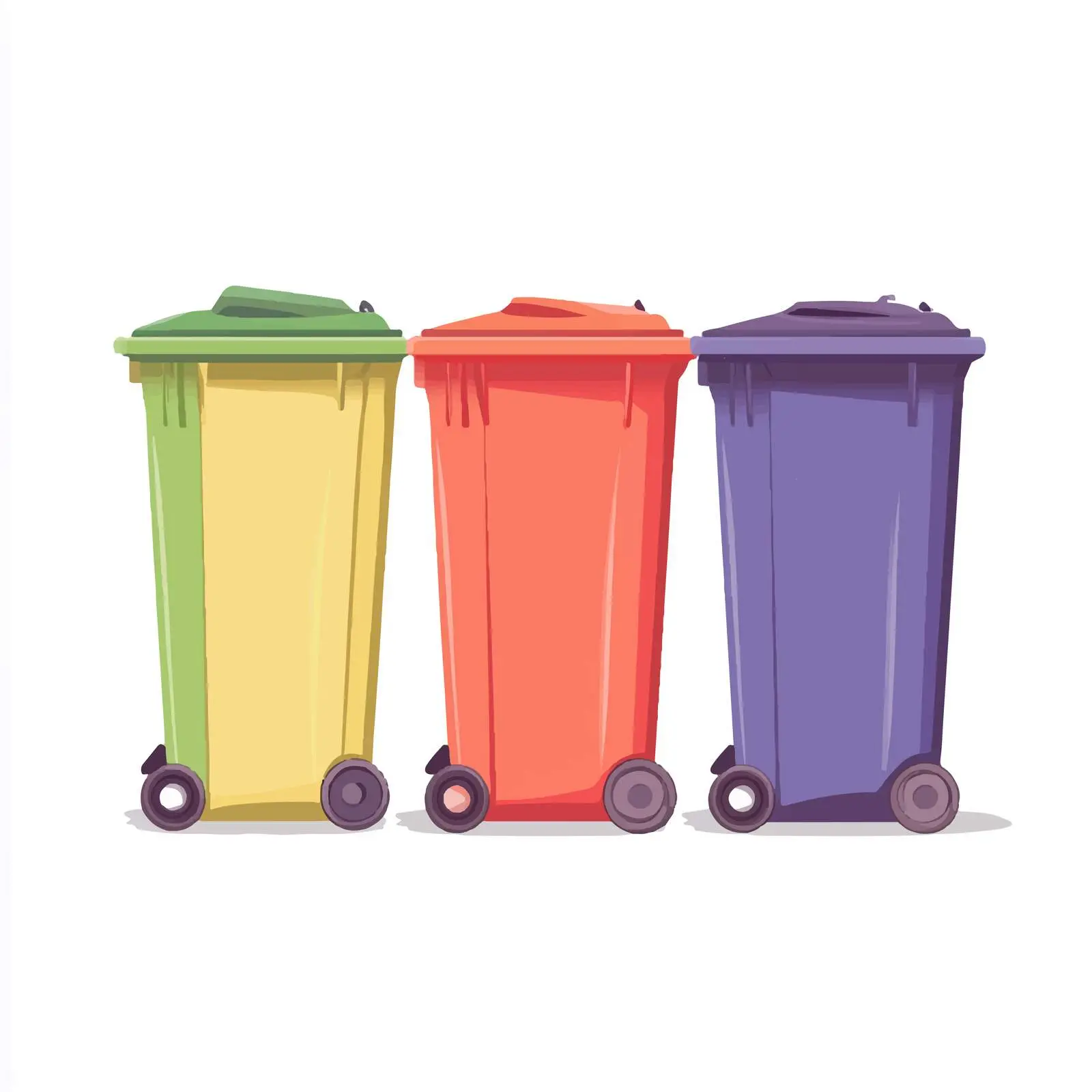 Isolated Vector Recycle Bin Design on White Background — free download from Dotvec