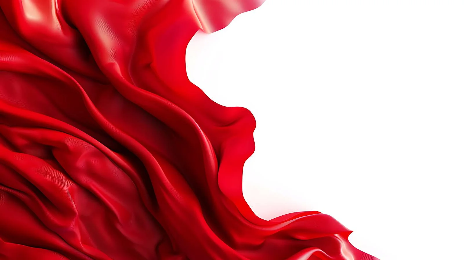 Vibrant Red Isolated on White Background — free download from Dotvec