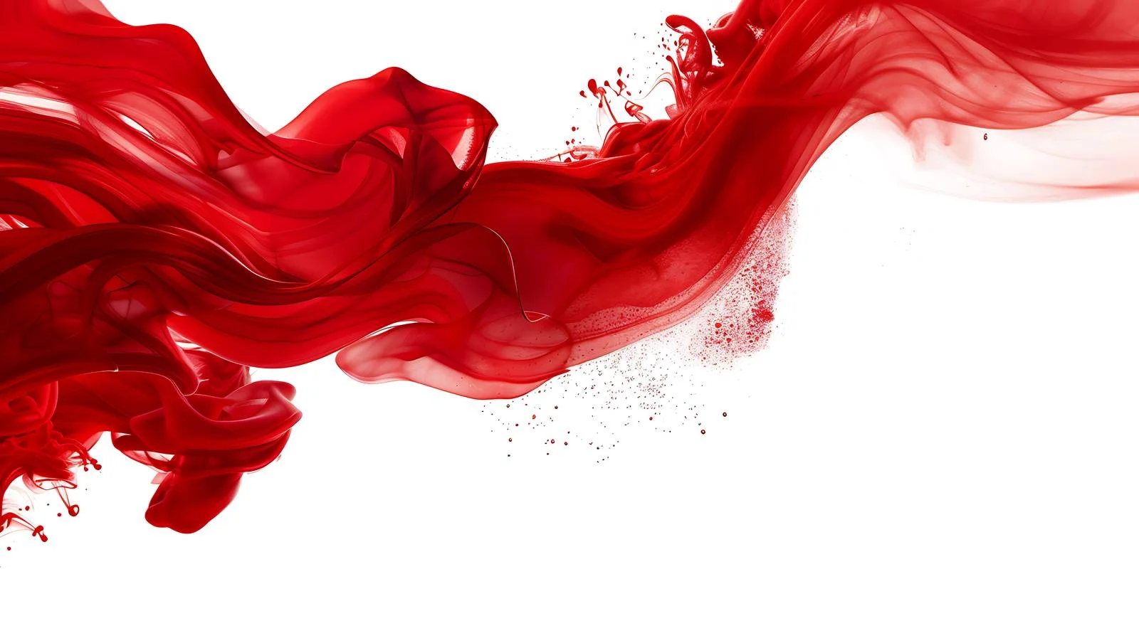 Vibrant Red on White Isolation — free download from Dotvec