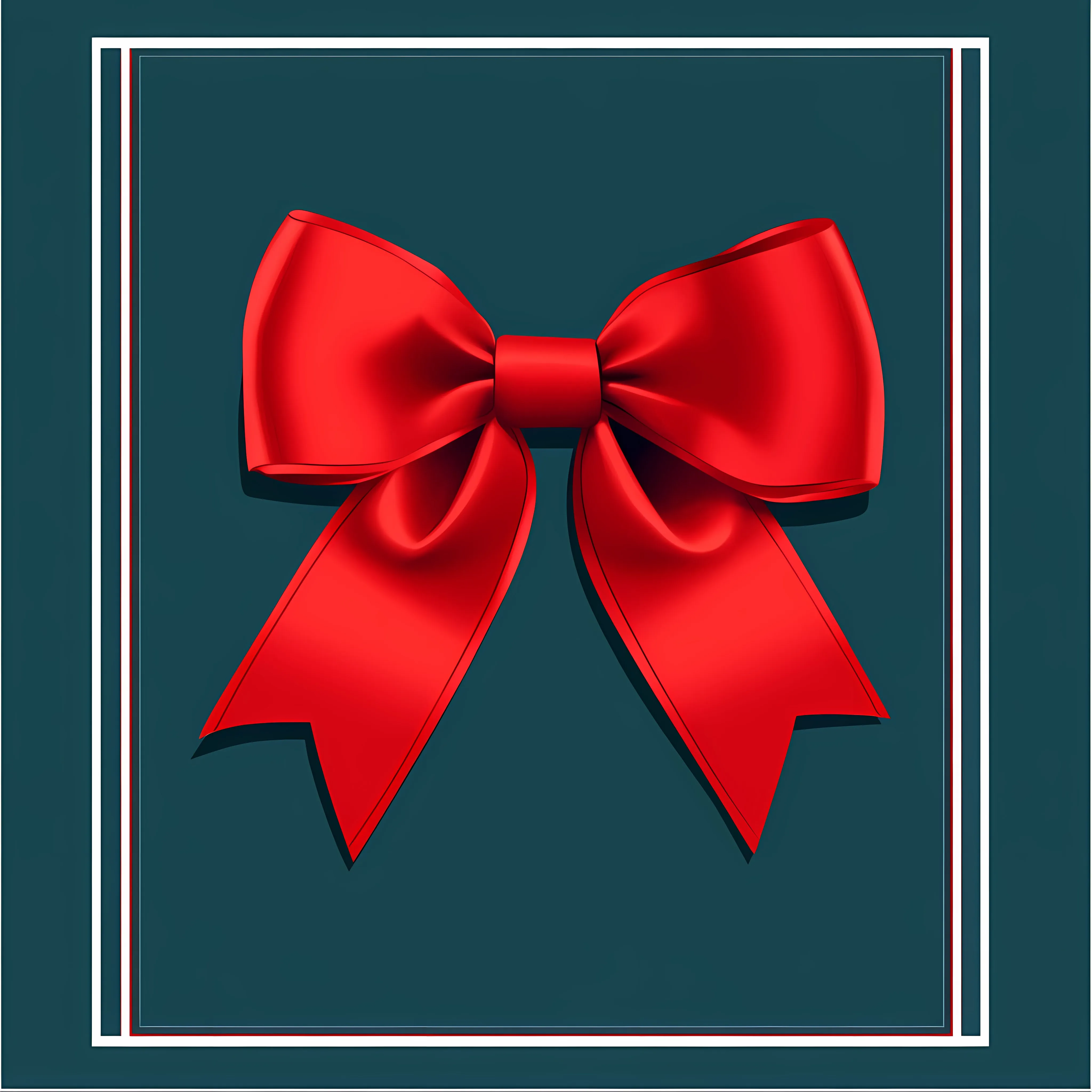 Flat Vector Illustration of Red Bow Ribbon – free colorful ribbon image from Dotvec
