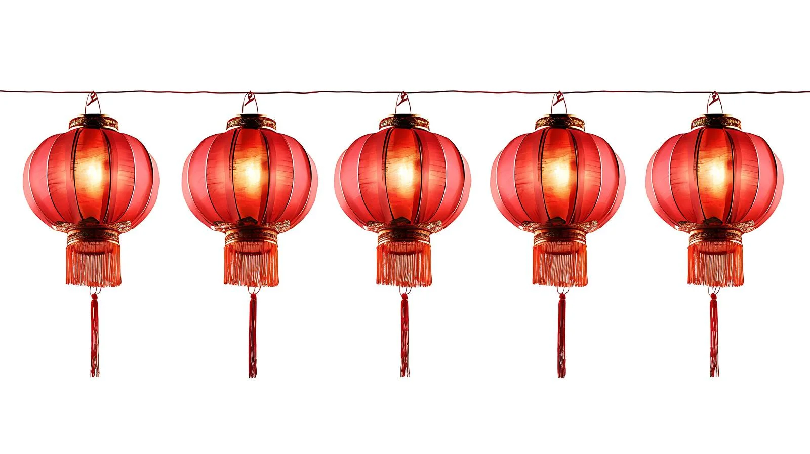 Red Chinese Lantern Translation Hieroglyph Text Happy — free download from Dotvec