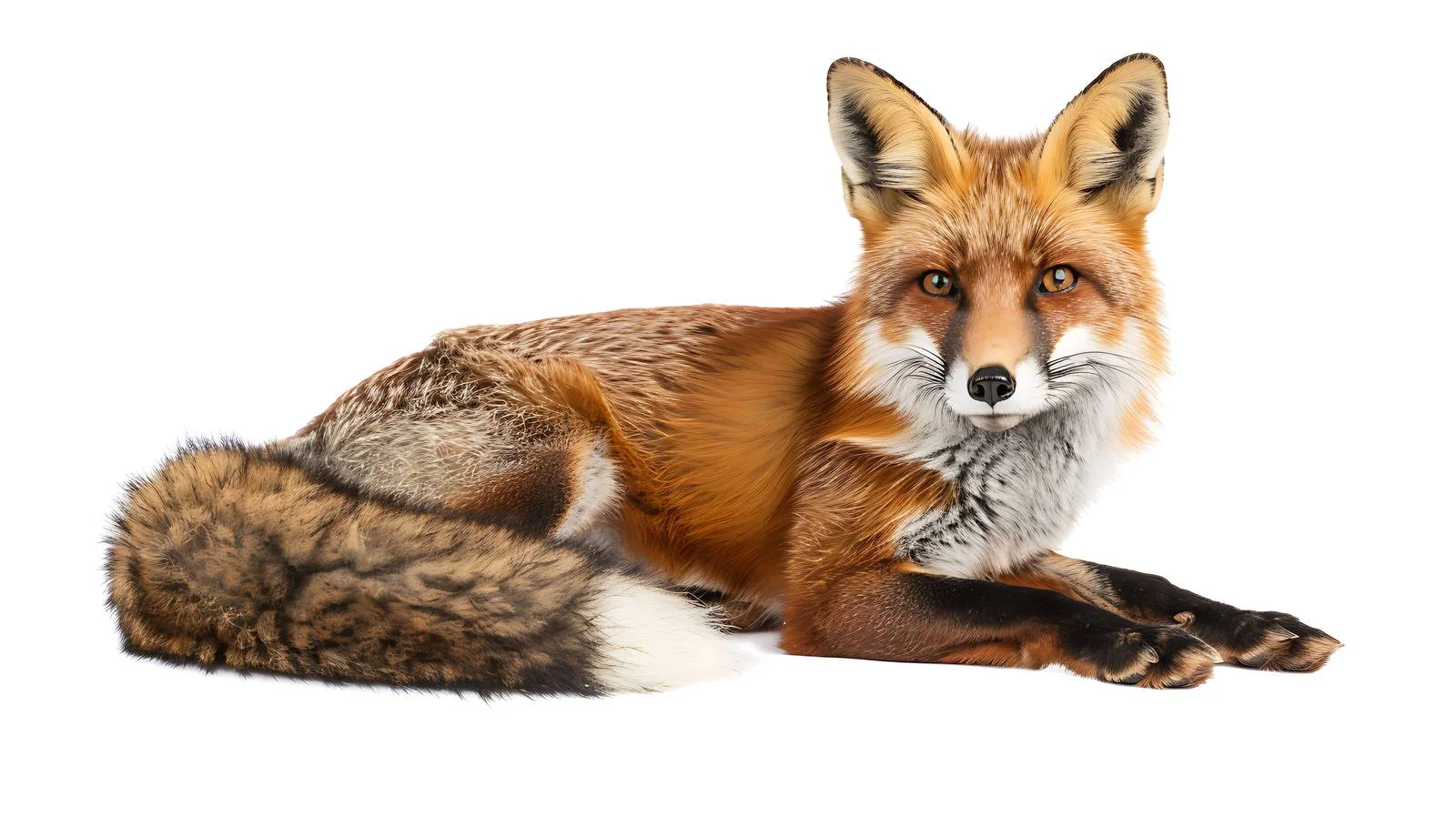 Majestic Red Fox in Forest Snow — free download from Dotvec
