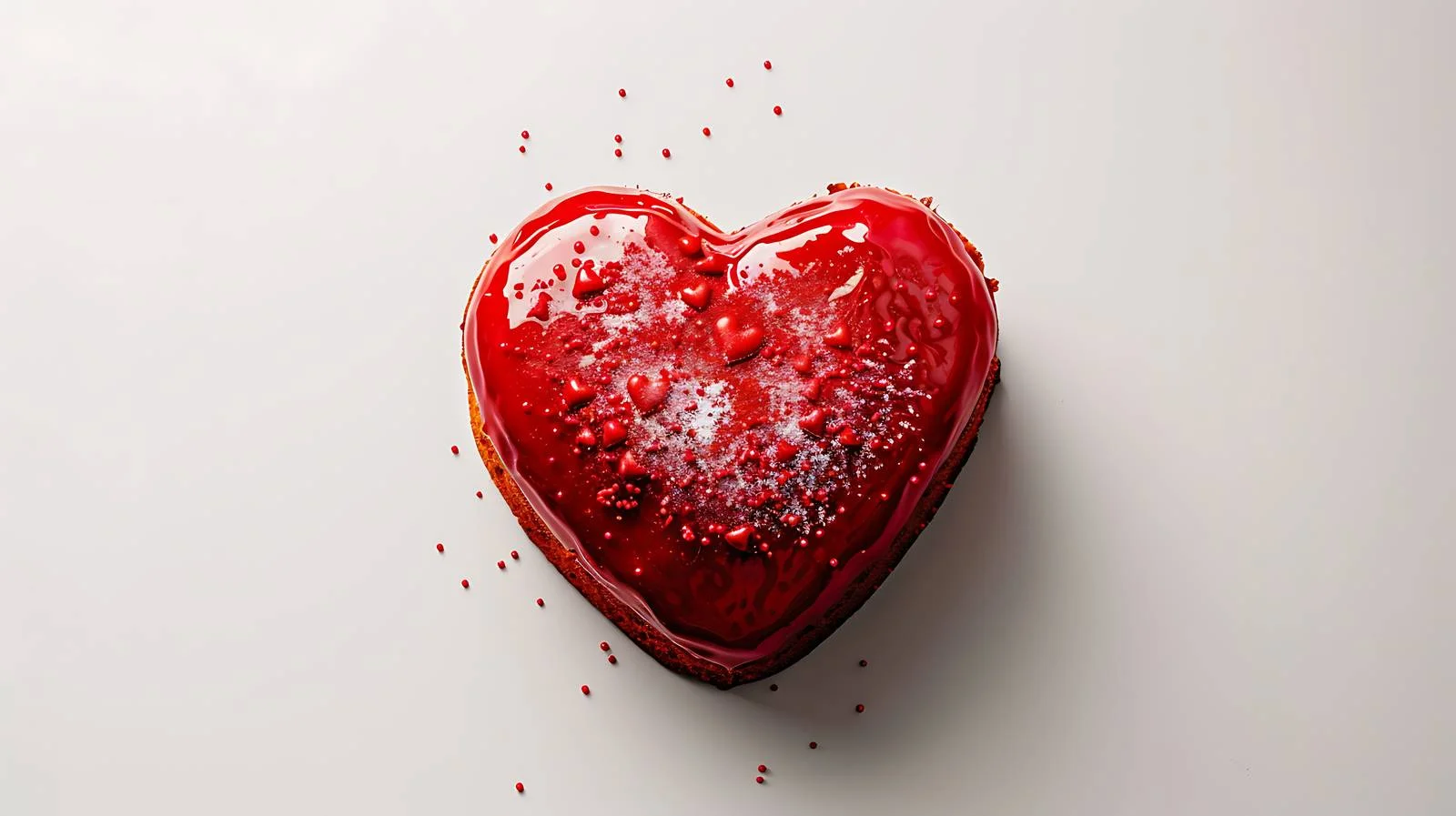 Heart Cake on White Background — free download from Dotvec