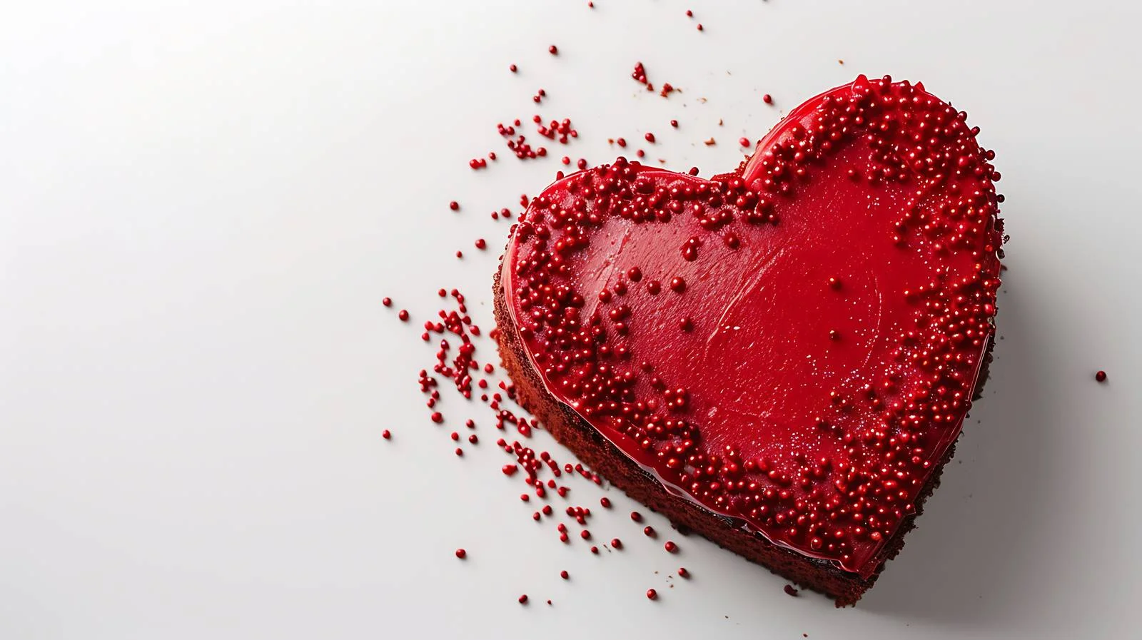 Heart Cake on White Background — free download from Dotvec
