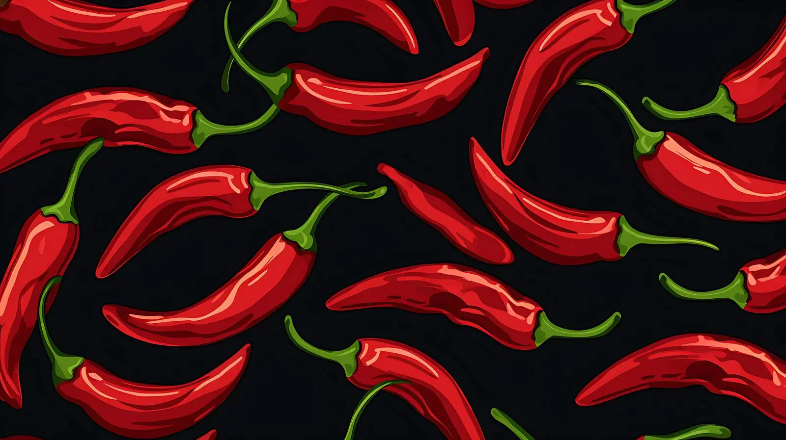 Vibrant Red Pepper Vector Illustration — free download from Dotvec