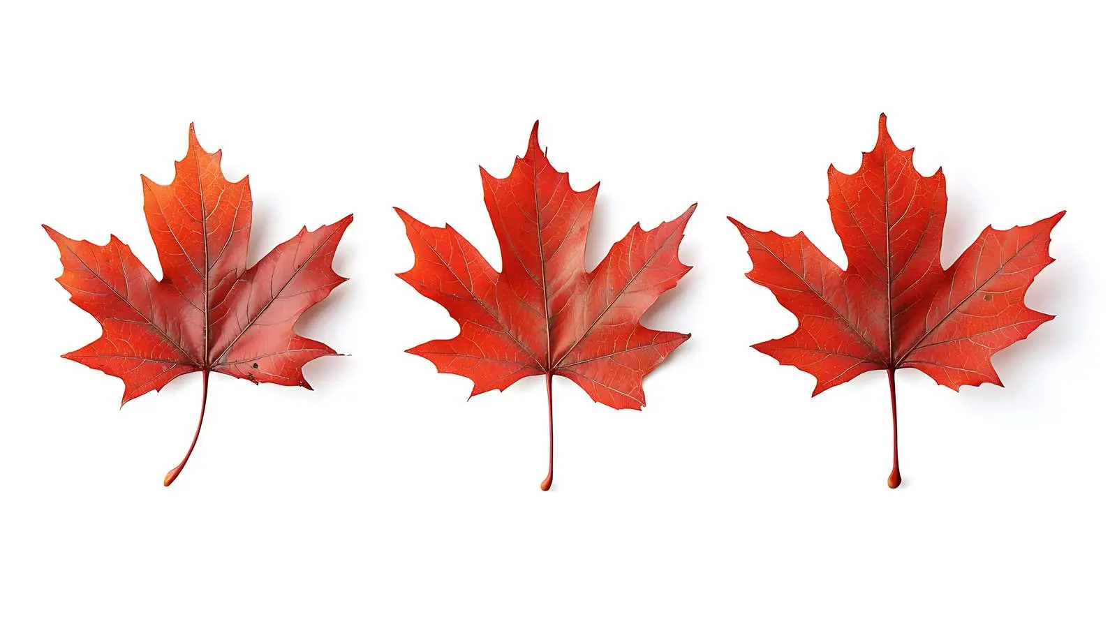 Red Maple Leaves Isolated White Background — free download from Dotvec