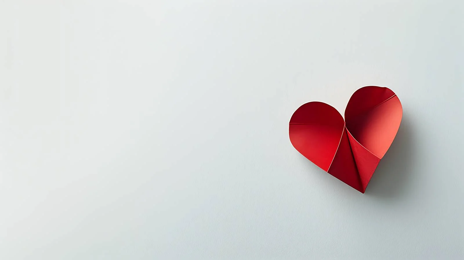 Red Heart on White Background — free download from Dotvec