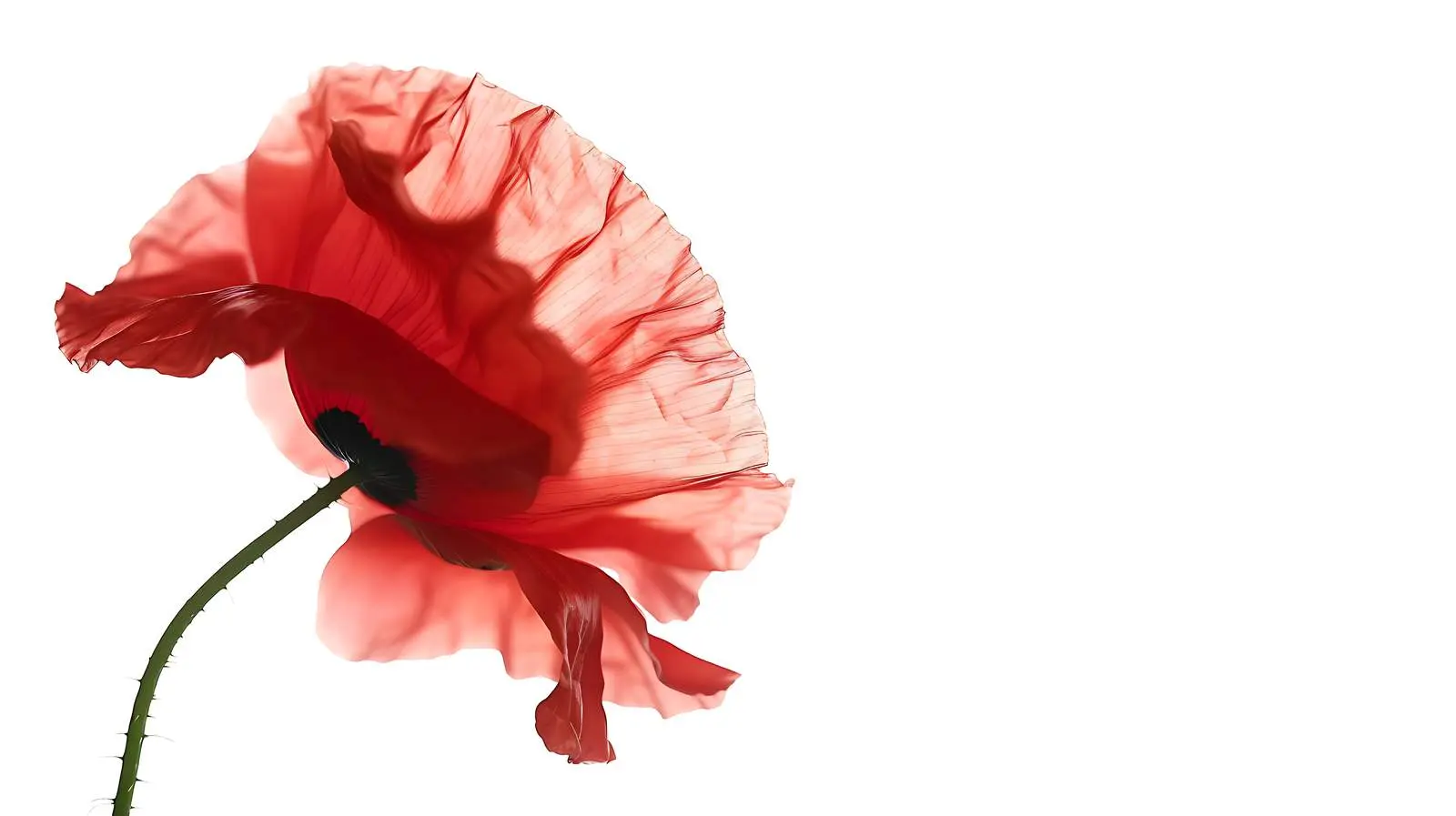 Abstract Red Poppy Flower Nature Background – free flower background image from Dotvec