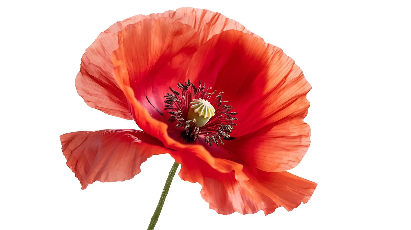Abstract Red Poppy Flower Nature Background — free download from Dotvec