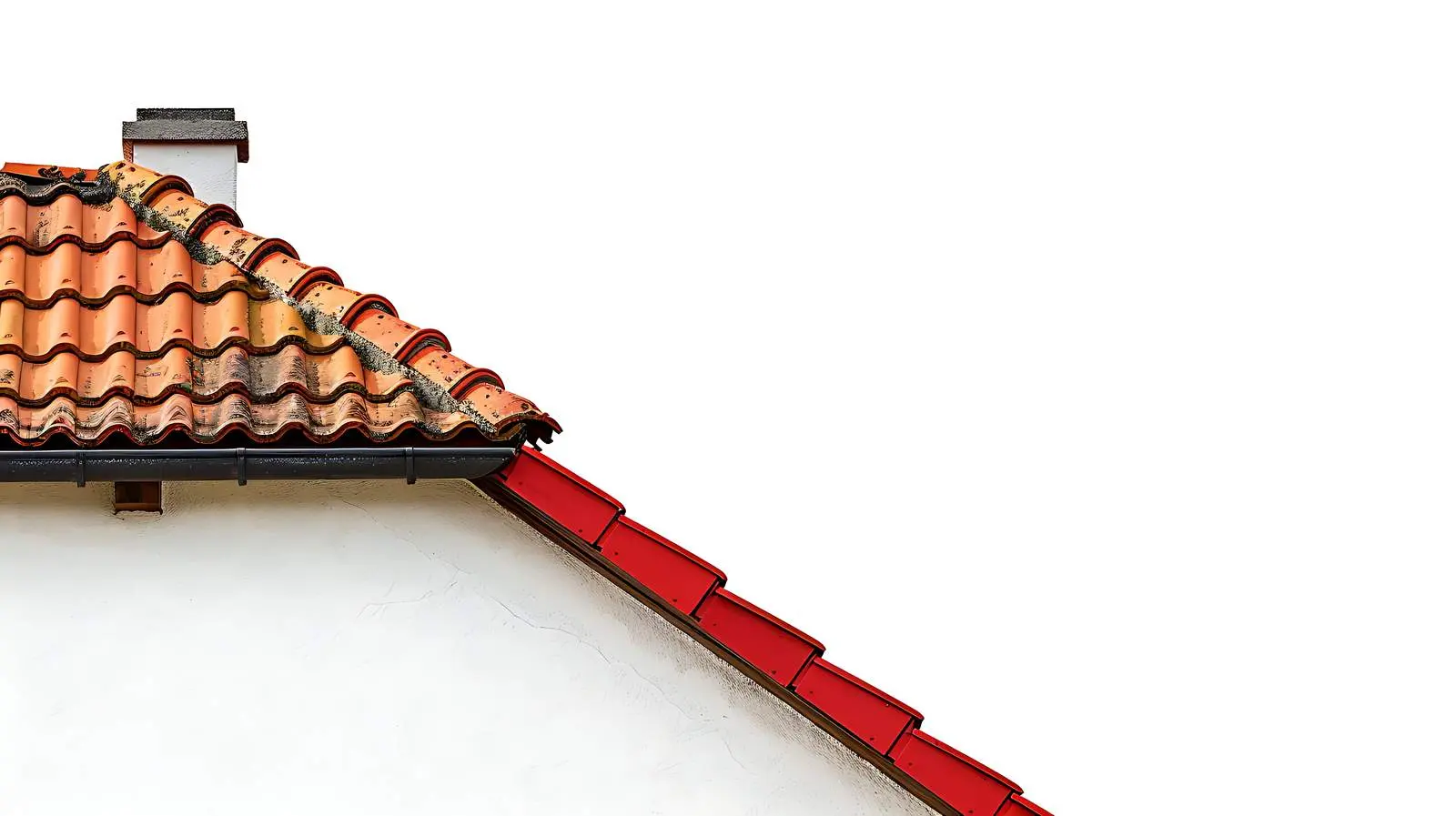 Red Roof Shingle Tile with Beige Wall — free download from Dotvec