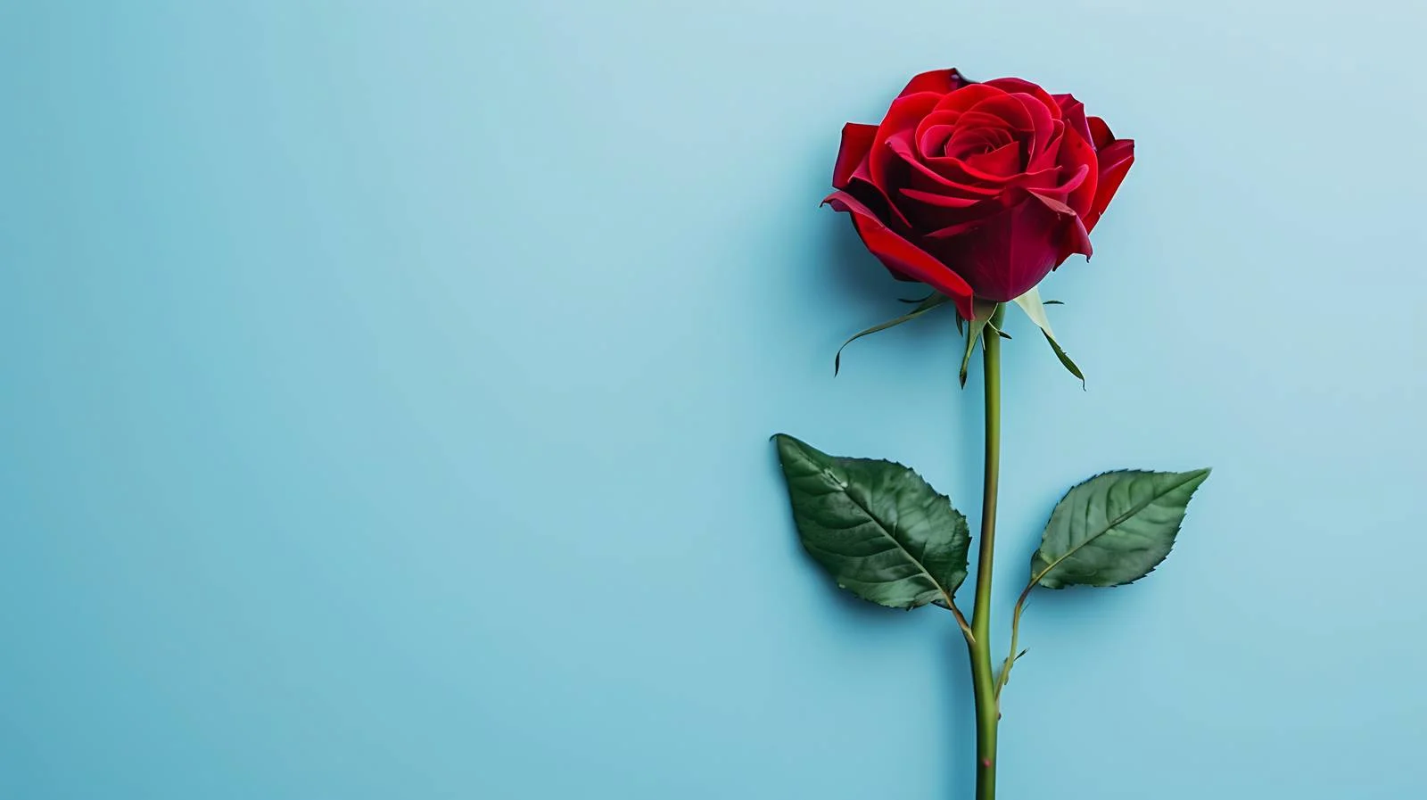 Romantic Rose Greeting Card Design — free download from Dotvec