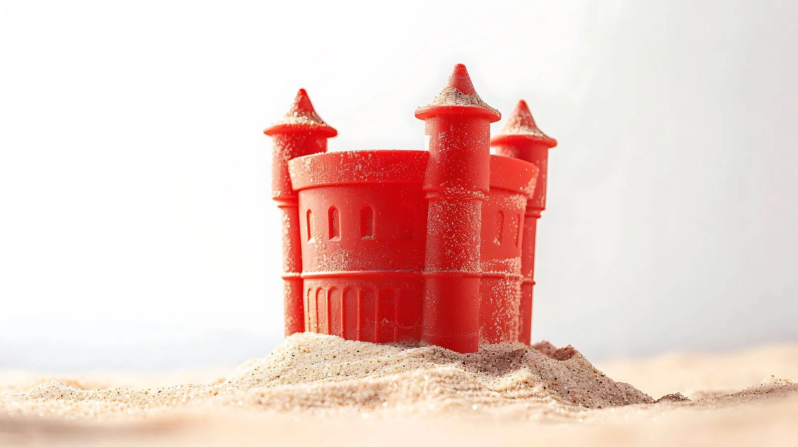 Vibrant Sandcastle Bucket Scene — free download from Dotvec
