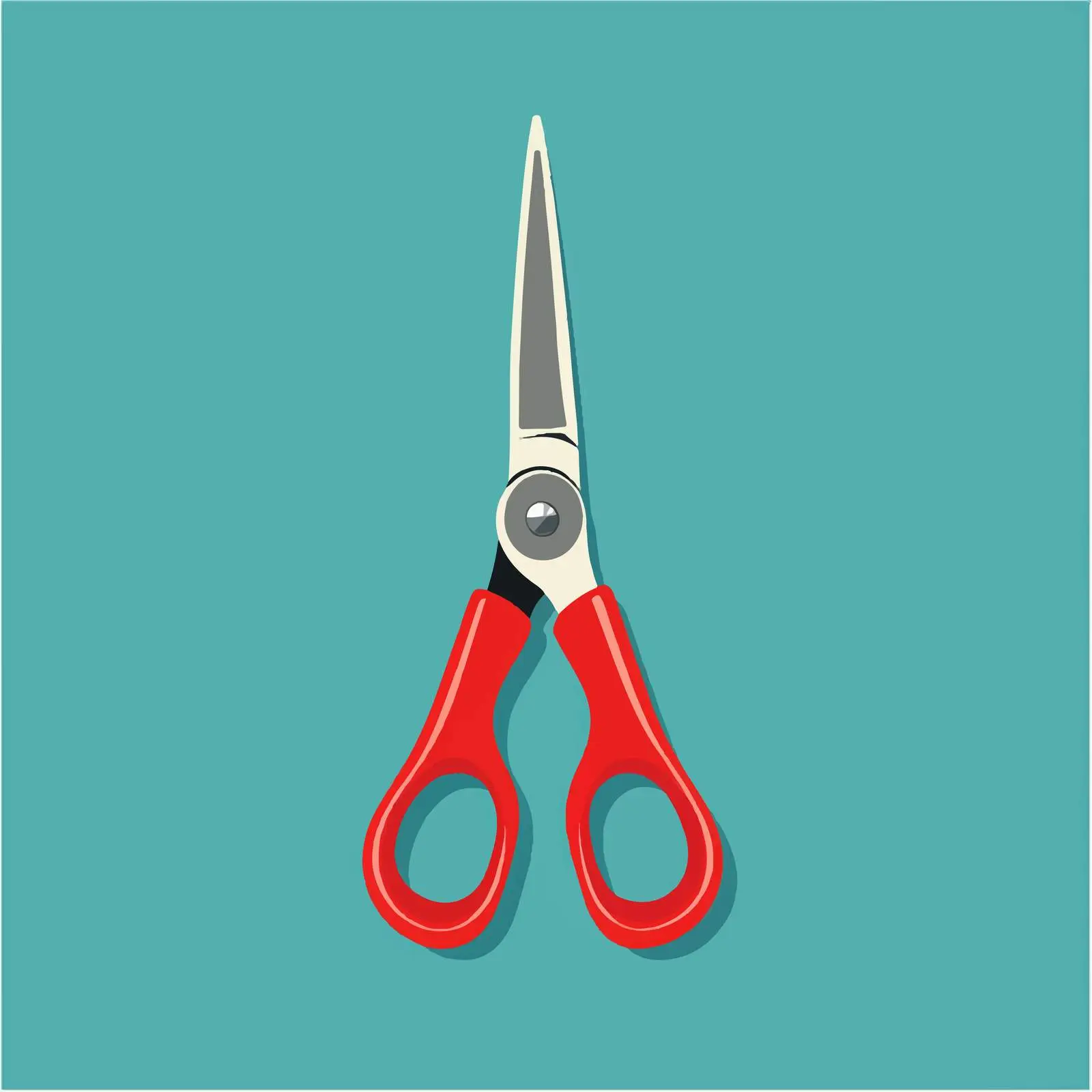 Red Scissors Icon Vector Illustration — free download from Dotvec