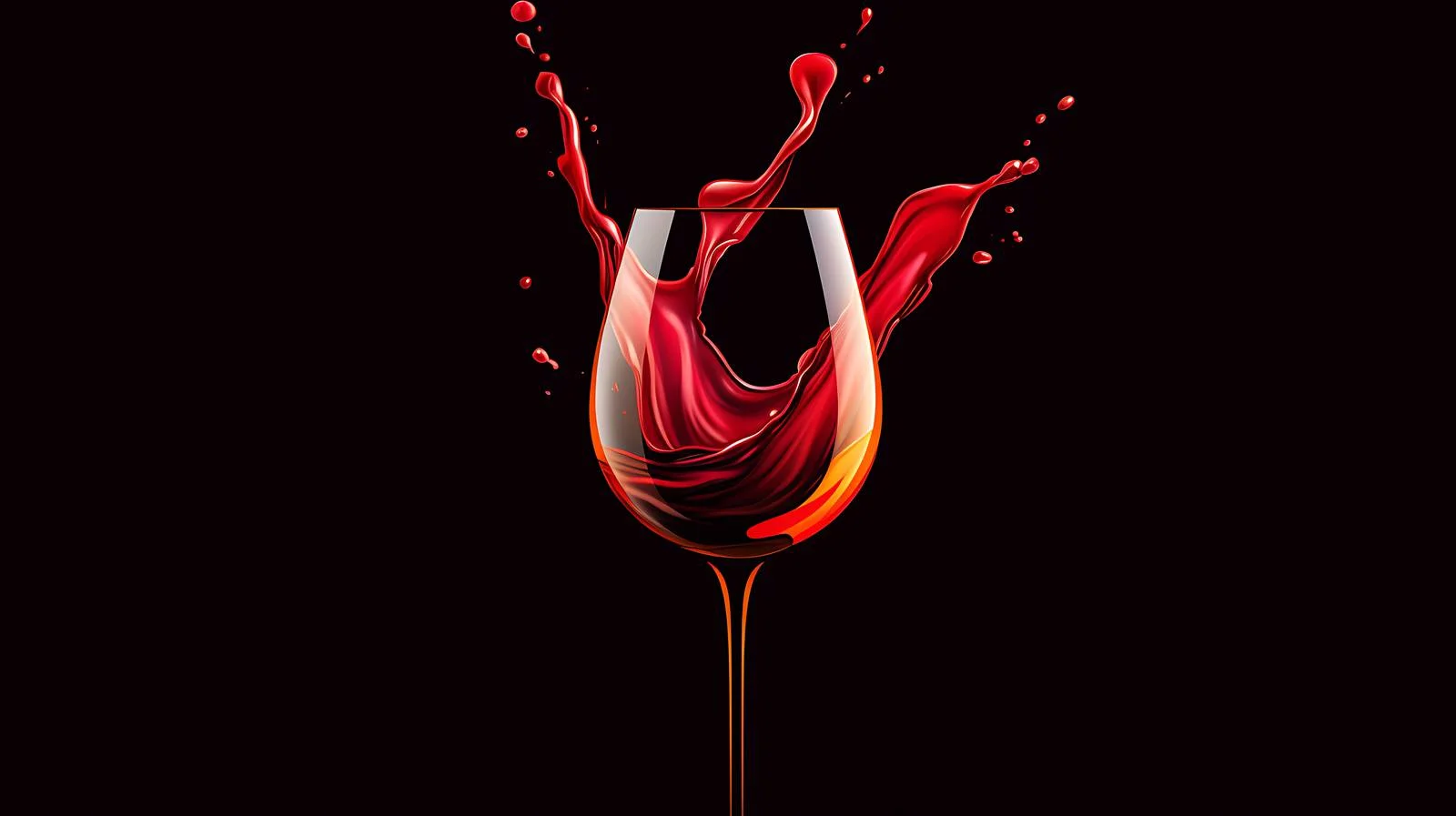Elegant Red Wine Pouring Into Glass — free download from Dotvec