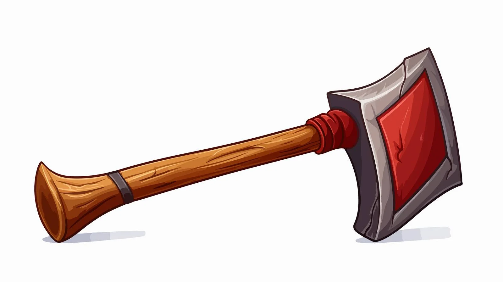 Vibrant Cartoon Ax Illustration — free download from Dotvec