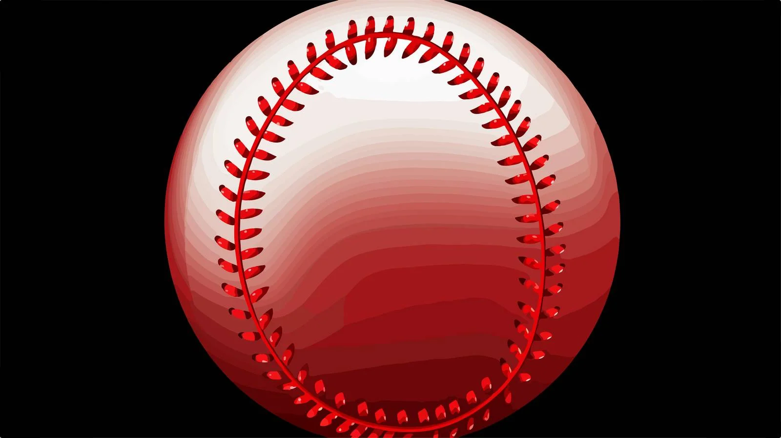 Vibrant Red Baseball Stitch Pattern — free download from Dotvec