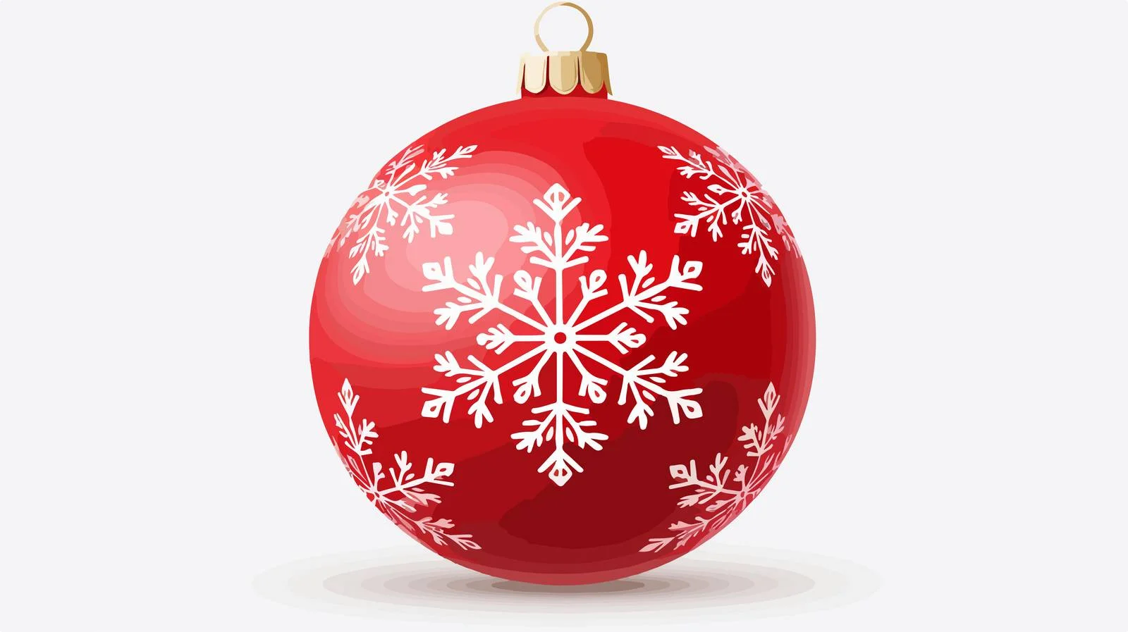 Christmas Ball Vector White Pattern Design — free download from Dotvec