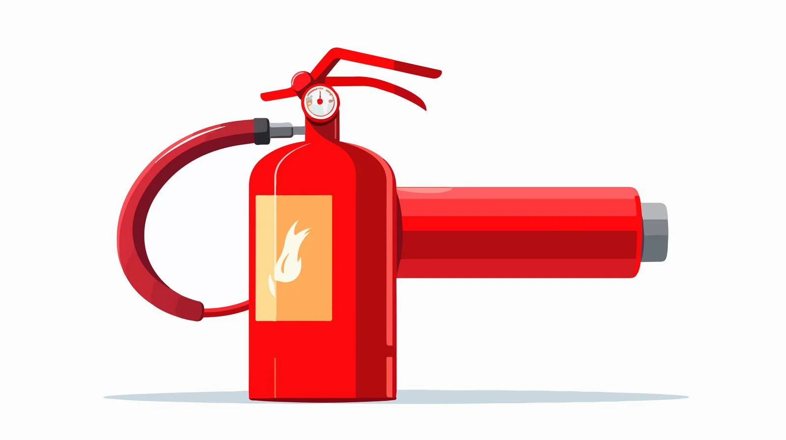 Red Fire Extinguisher Design — free download from Dotvec