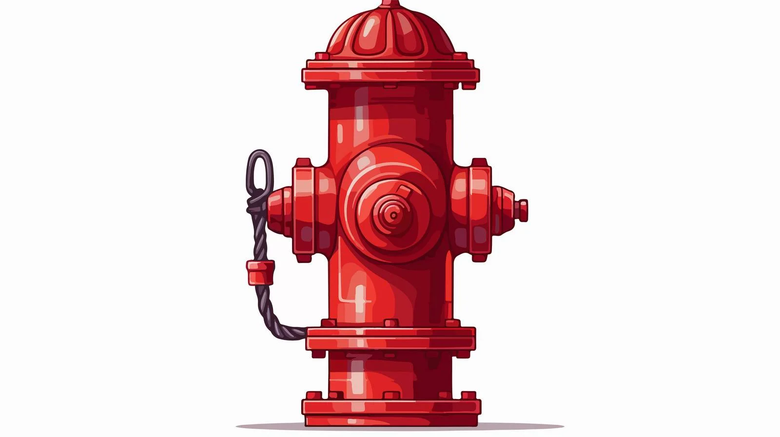 Vibrant Red Hydrant: Quality Design — free download from Dotvec