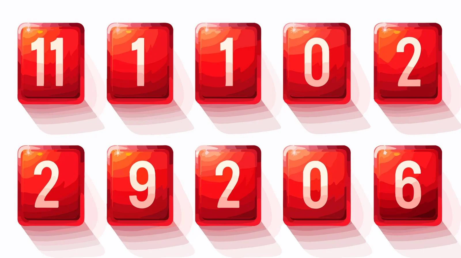 Vibrant Discount Billboard Numbers — free download from Dotvec