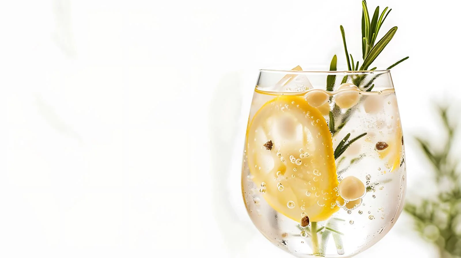 Herb-Infused Cocktail Glass Image — free download from Dotvec