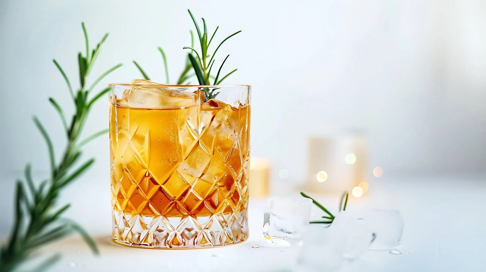 Elegant Rosemary Infused Cocktail — free download from Dotvec