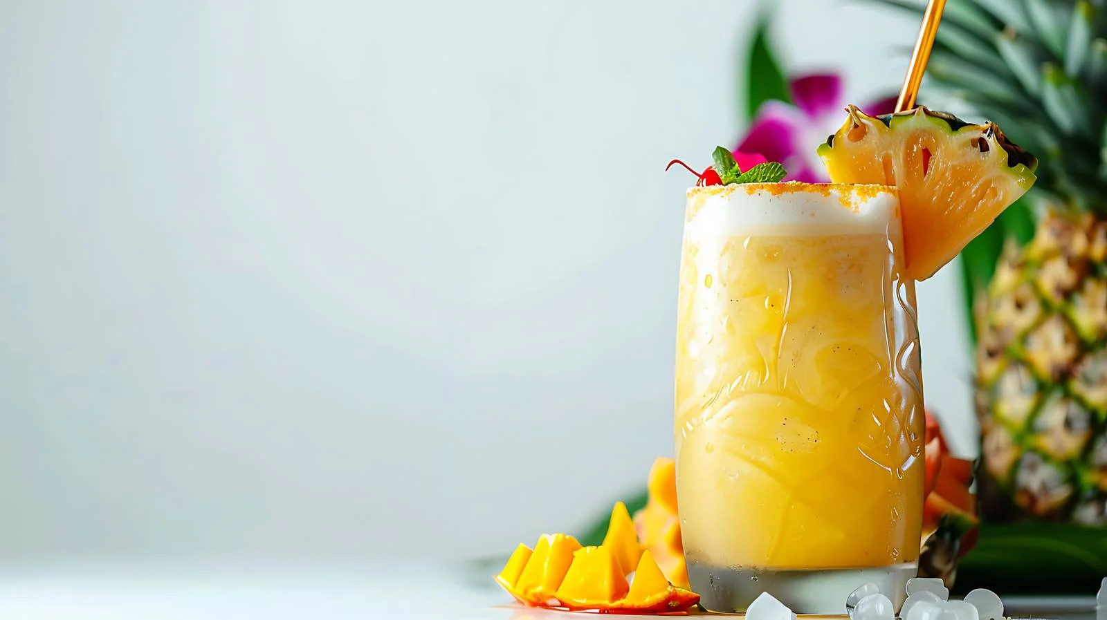 Chilled Tiki Cocktail for Summer Relaxation — free download from Dotvec