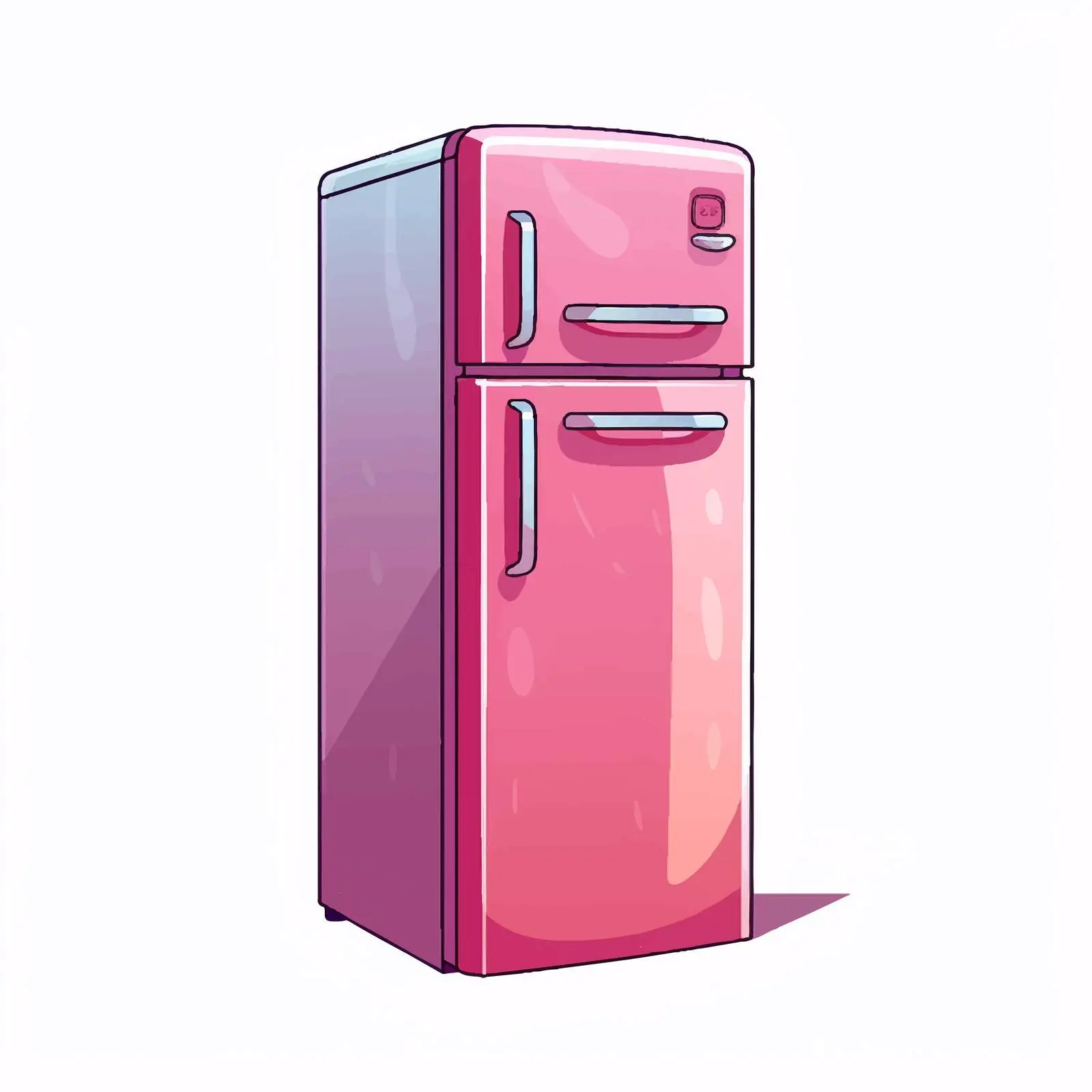 Cartoon Refrigerator Vector Illustration Design — free download from Dotvec
