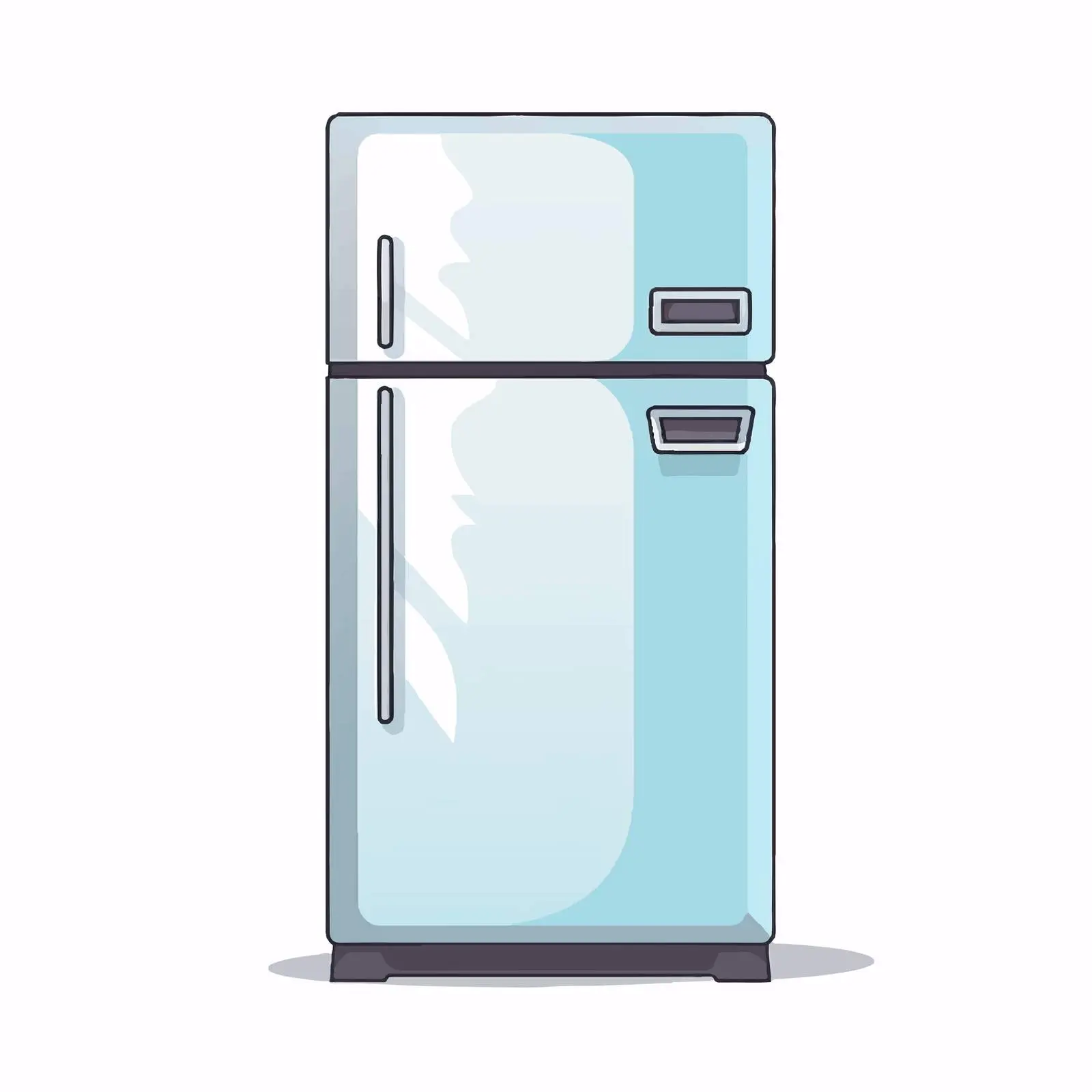 Refrigerator Vector Illustration on White Background — free download from Dotvec