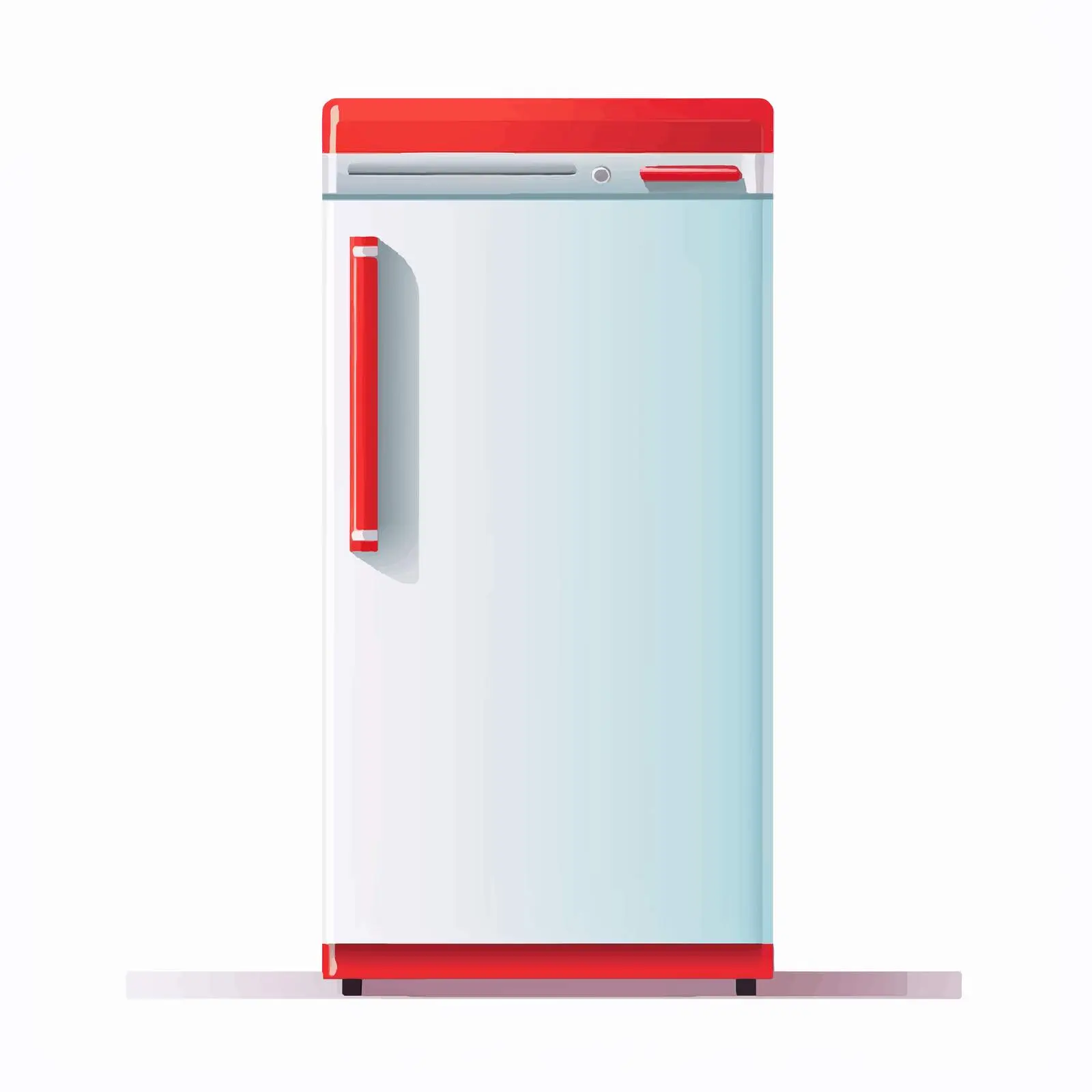 Refrigerator Outline Vector Illustration on White Background — free download from Dotvec