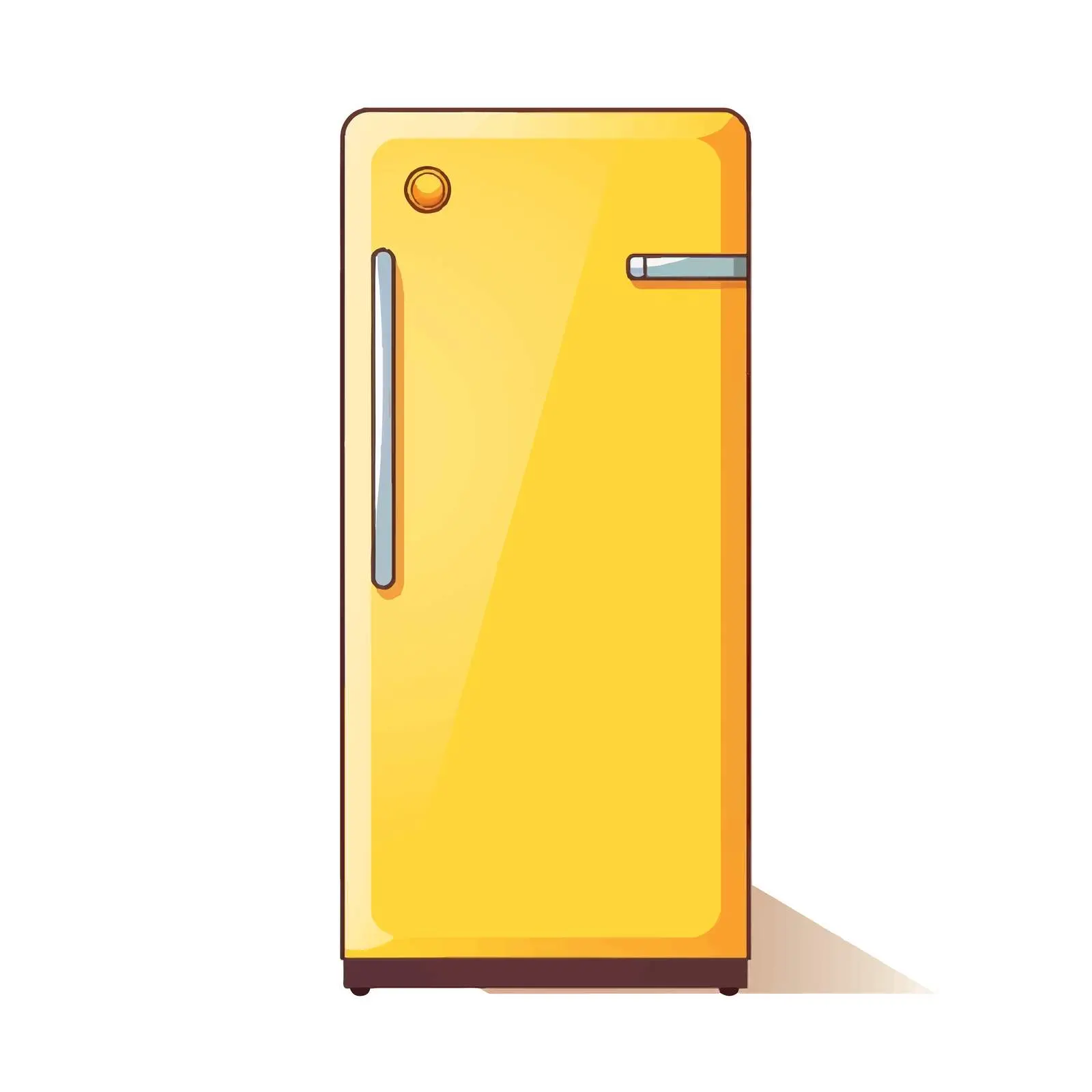Outline Vector Illustration of Refrigerator — free download from Dotvec