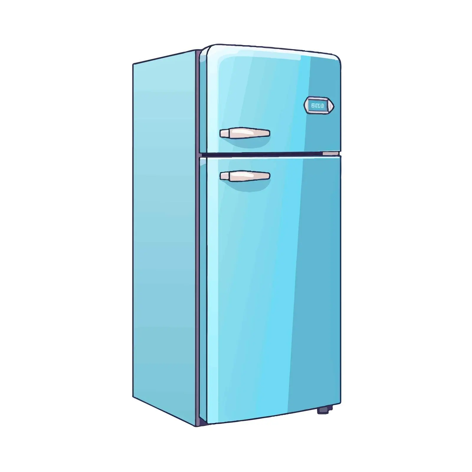 Cartoon Refrigerator Vector Illustration for Design — free download from Dotvec