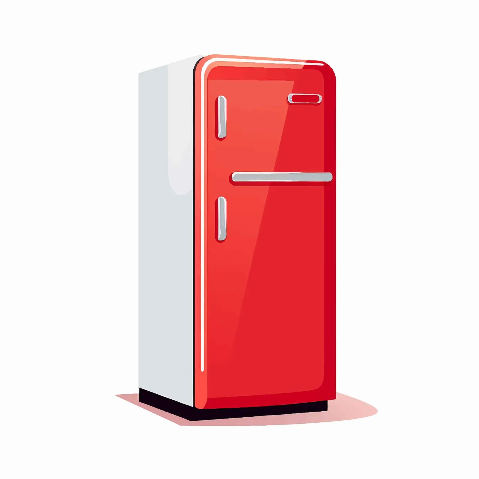Cartoon Refrigerator Vector Illustration — free download from Dotvec